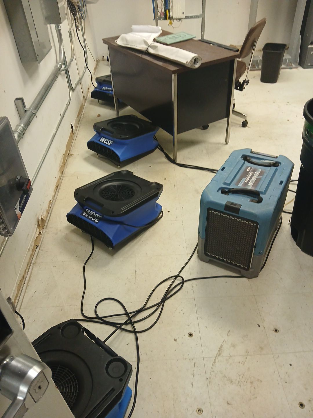 Commercial Water Damage Mitigation and Structural Drying for Miami Medical Facility by SuperClean