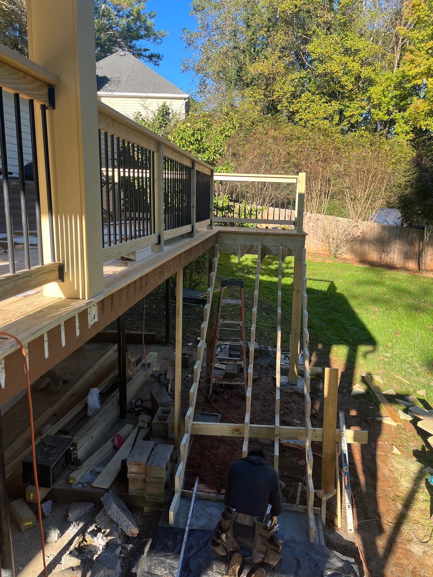 Deck Resurface using Pressure Treated Pine in Lilburn, GA by Nelson Exteriors