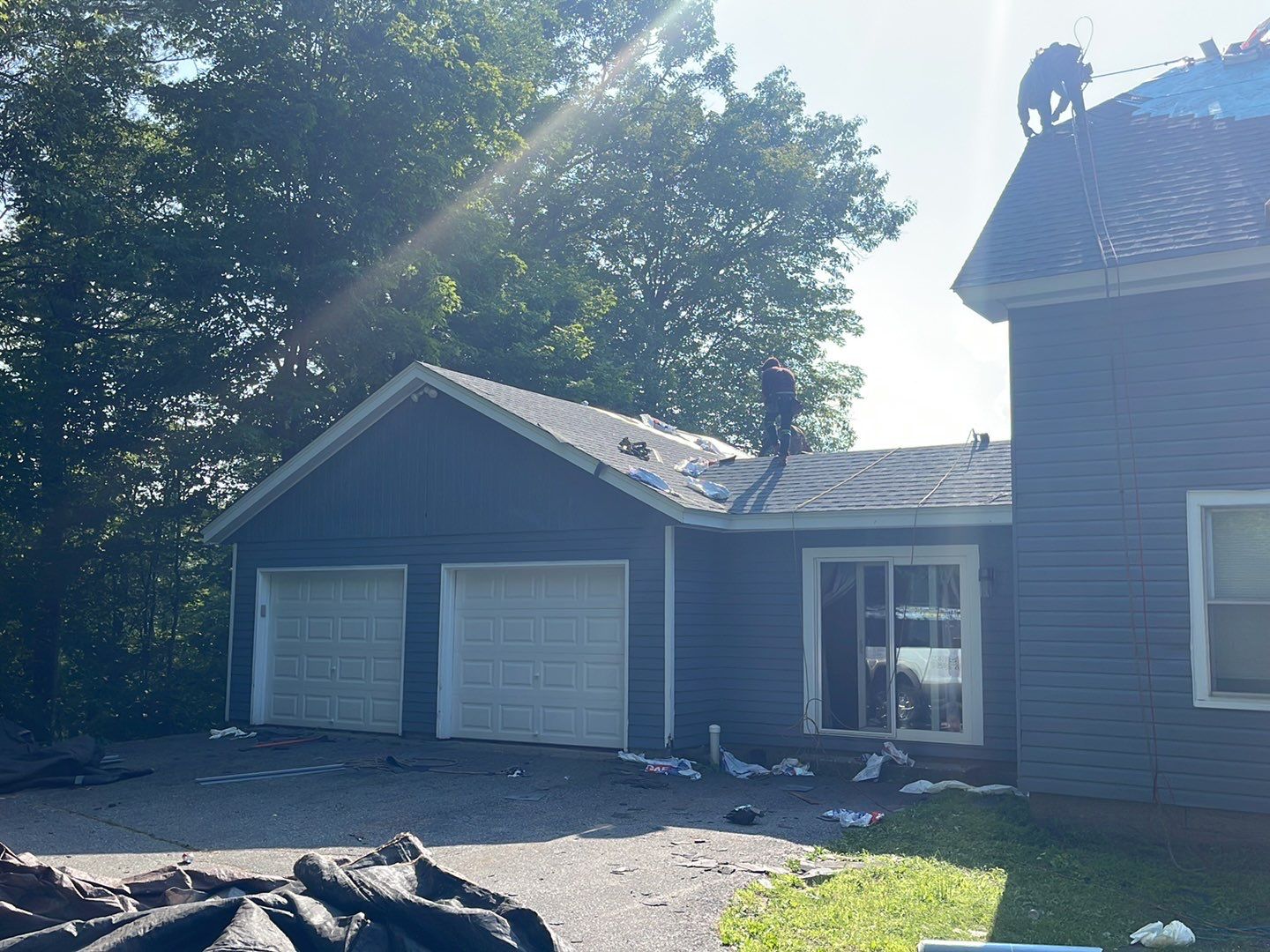 Residential Roofing Installation using GAF Timberline HDZ by Sensible Home Solutions