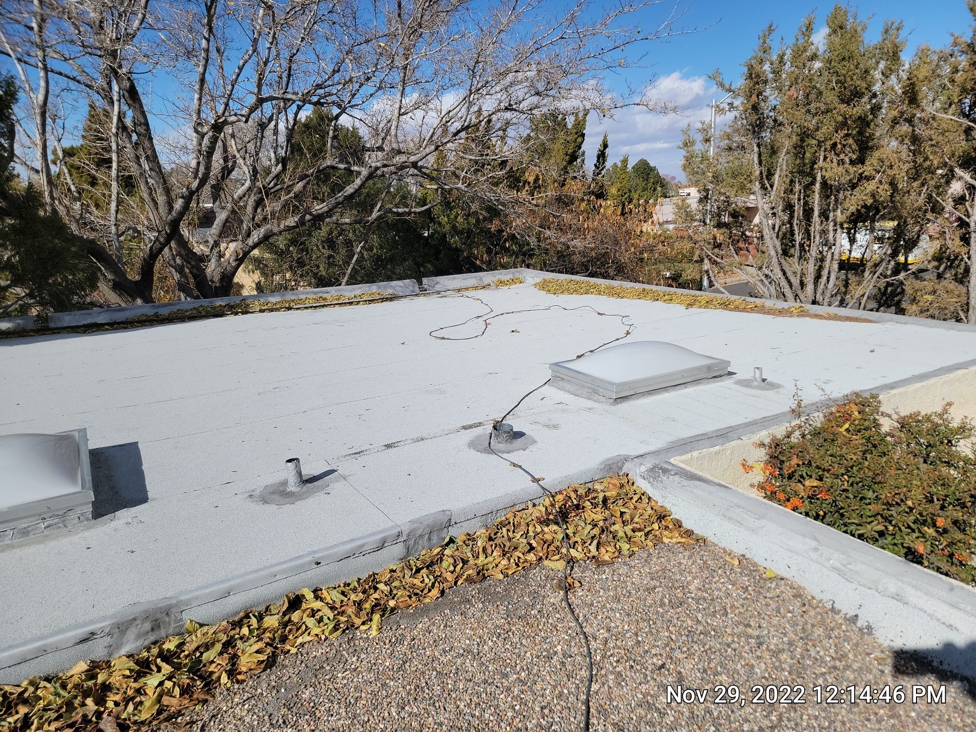 Albuquerque TPO Roof Replacement in the Northeast Heights EPS Slope and Custom Skylights by Doyle Roof Masters Inc