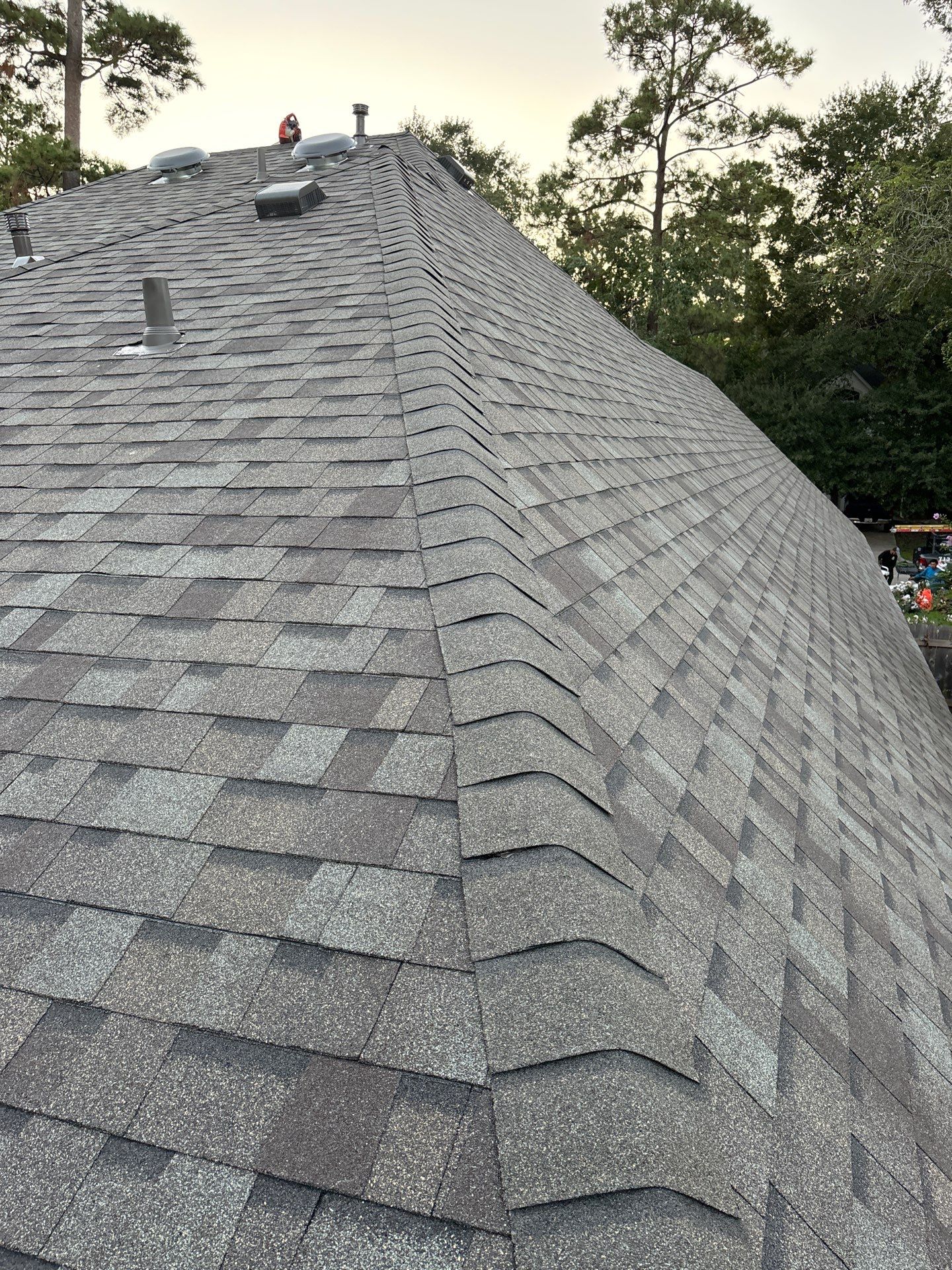 Residential Roofing Installation using Owen's Corning Duration (Lifetime) Shingles by Roof Repair Company