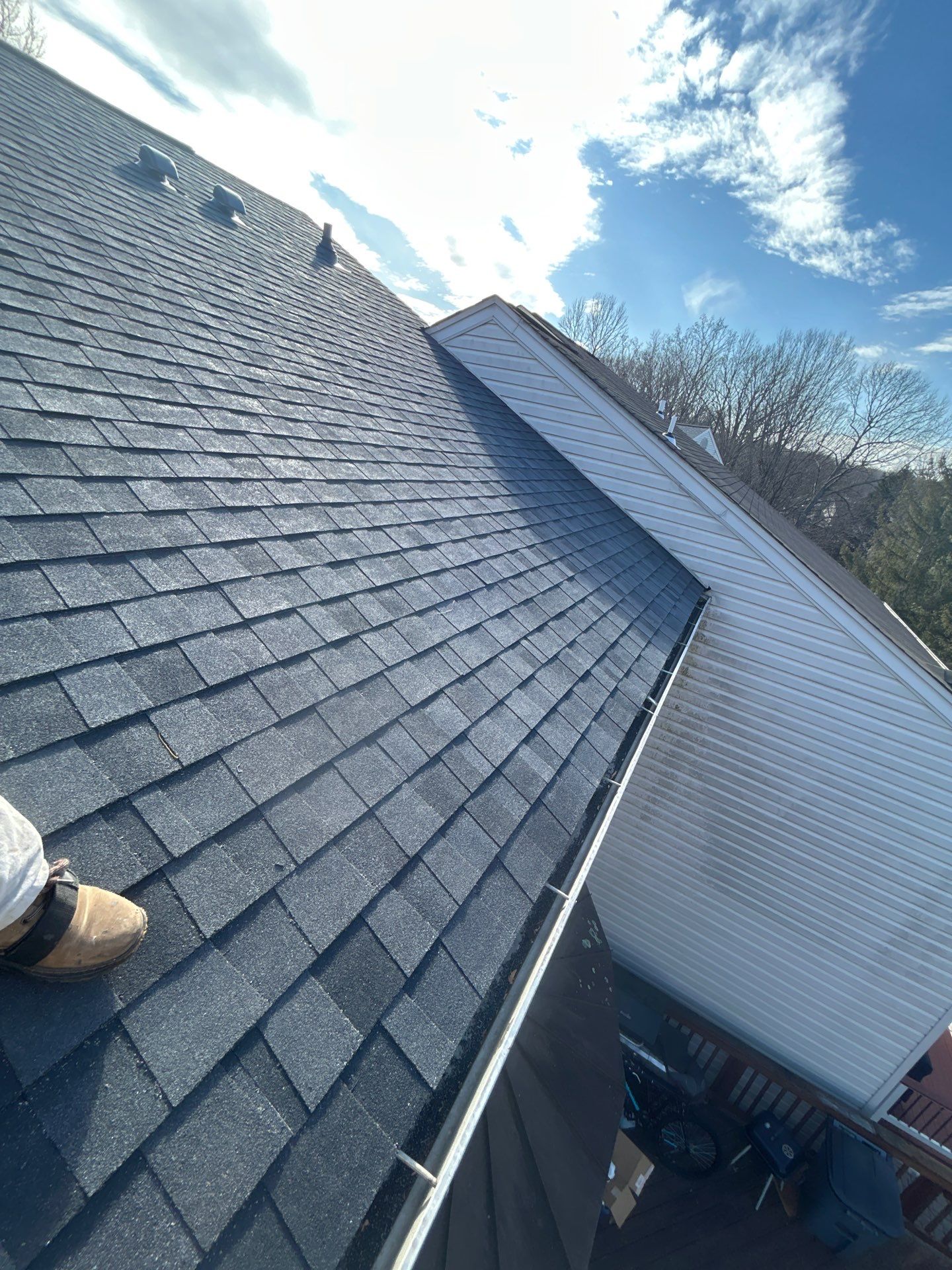 Burke: Residential Roof Replacement with CertainTeed Landmark Pro in Max Def Moire Black by RM Banning, Inc.