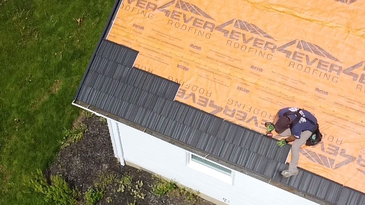 Metal Shingle Shake Roof Installation – Sidney, Ohio by 4Ever Metal Roofing