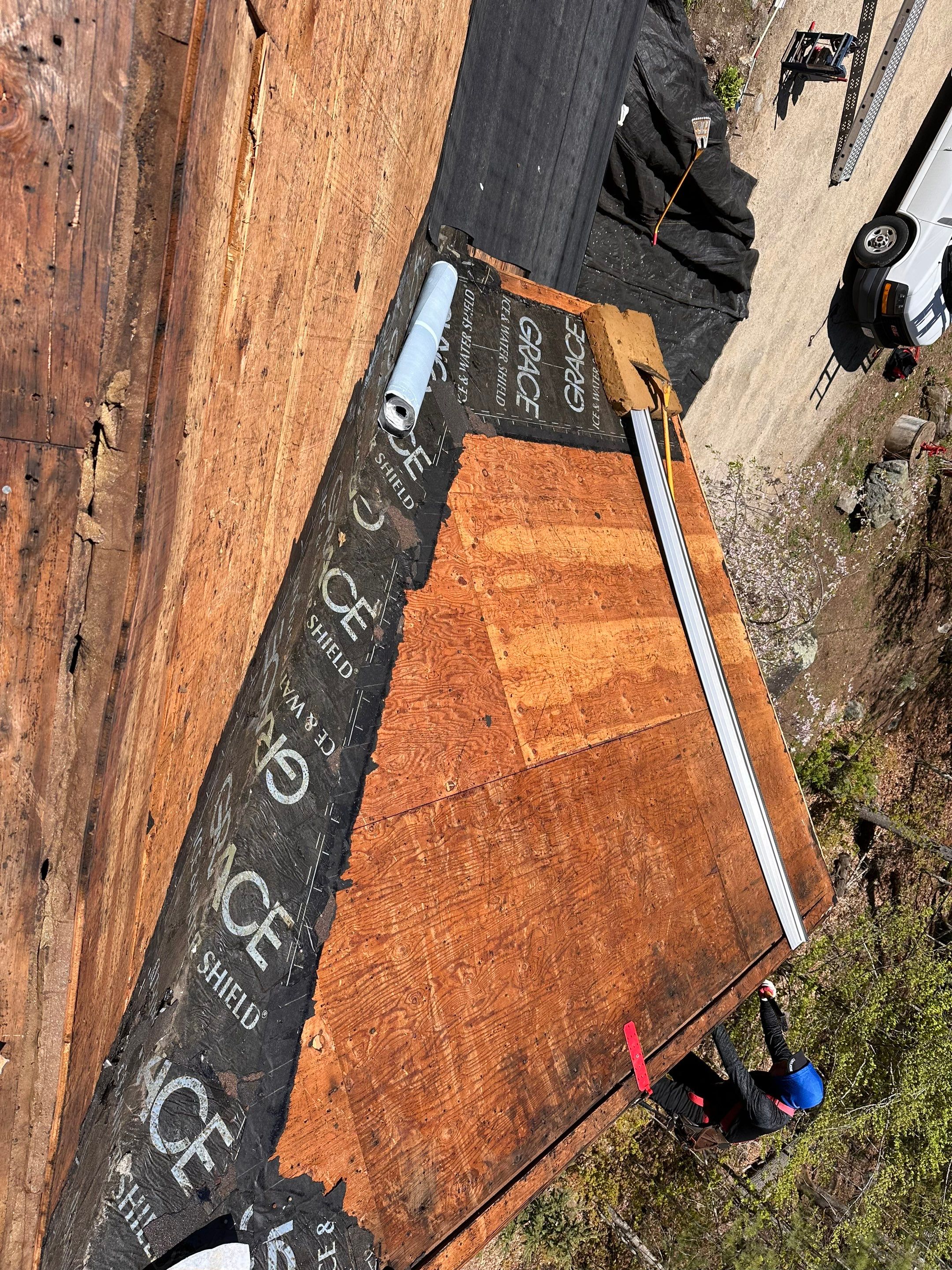 Green Architectural Asphalt Shingle Roof Replacement in Epsom by Tall pine roofing