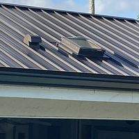 24ga 1.5" Snap- Lock Dark Bronze by Total Roofing System The Metal Roof Experts