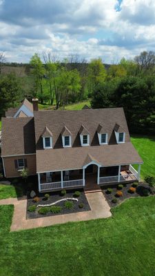 Residential Roofing Installation using Timberline HDZ Shingles - Barkwood