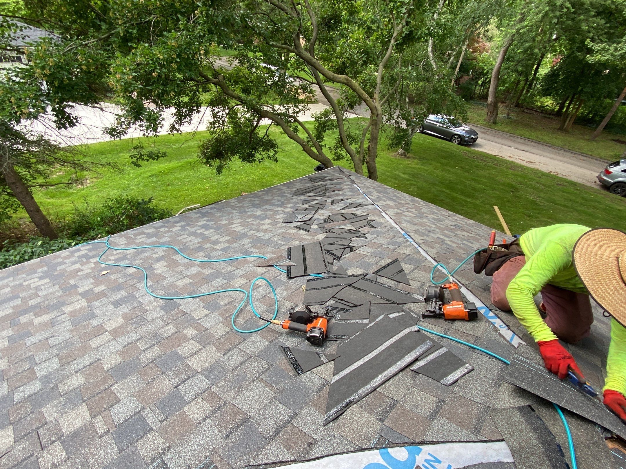 Roof Replacement using CertainTeed Landmark by 180 Contractors