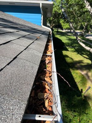 Turtle Shell gutter protection installation in Naperville, IL 60565, photograph 10