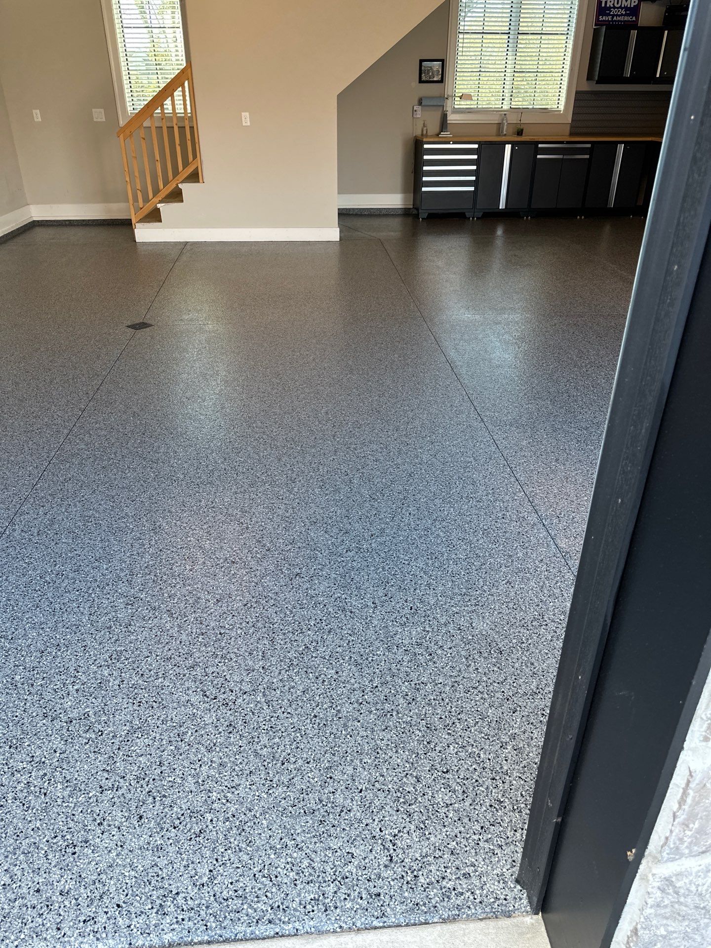 Garage Floor Coating using Nightfall by My Garage Floor Guys
