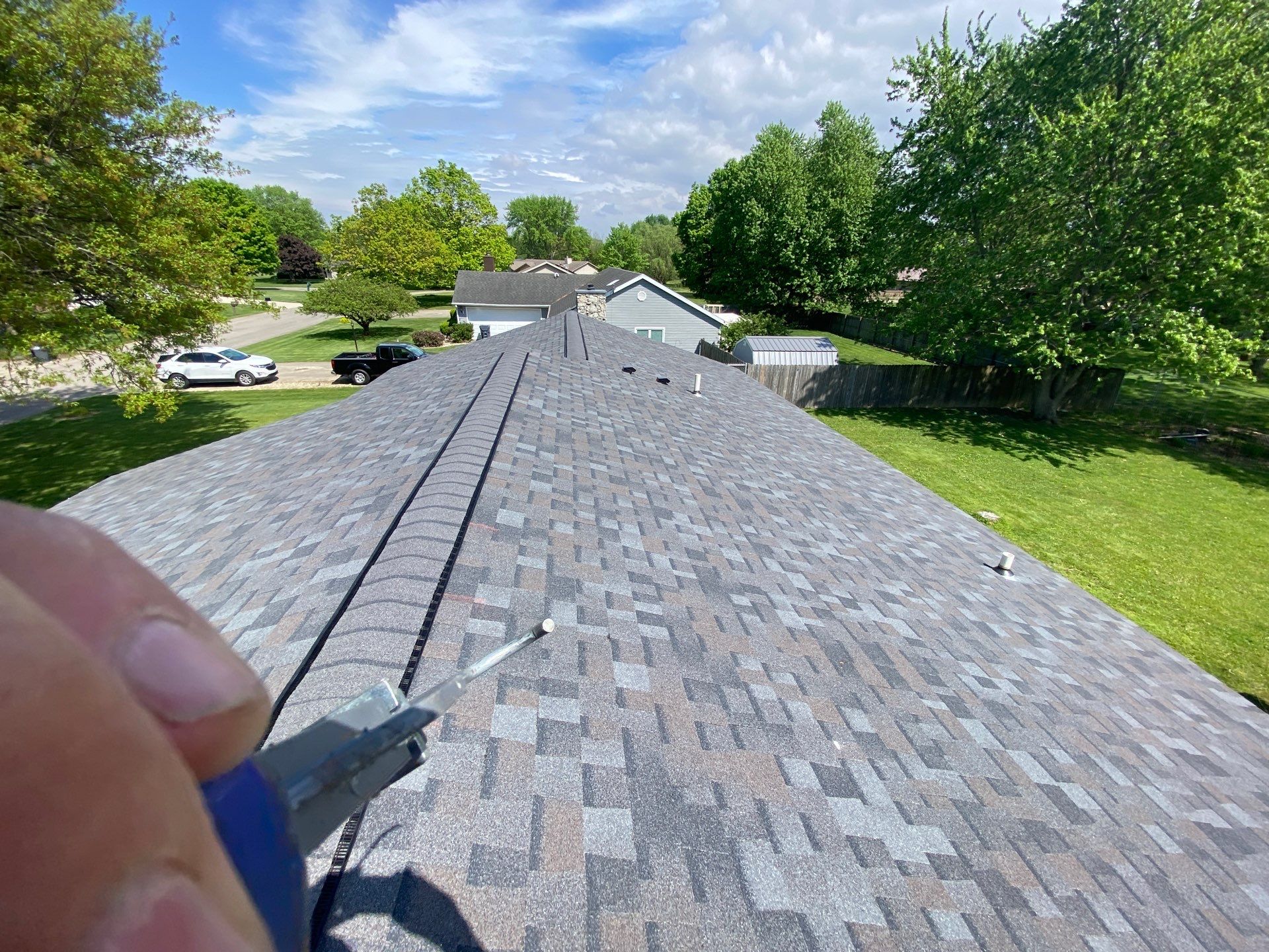 Project in Muncie, IN by Rodeffer Roofing INC