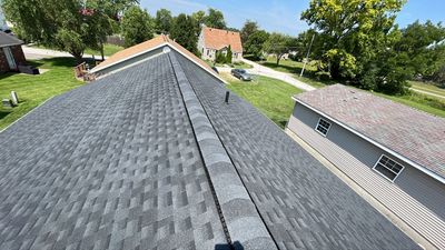 Residential Roofing Installation using GAF Timberline HDZ Charcoal