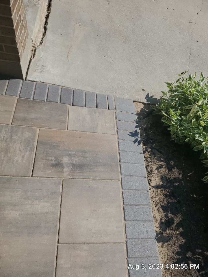 Brick paver clean, sand and seal. using Surebond SB-1300 by Northern Power Washing LLC.