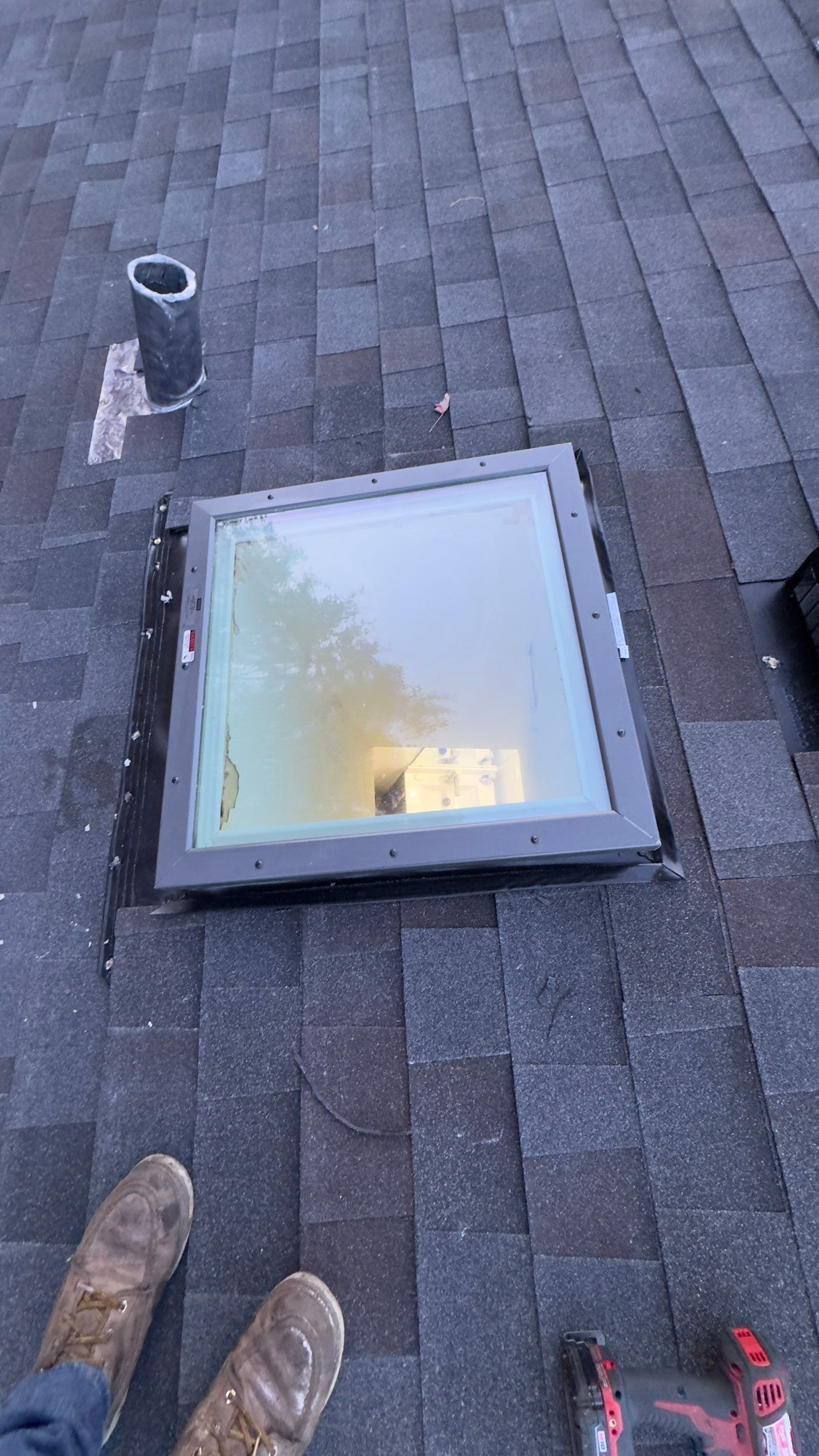 Roof Replacement with New Skylights in Bellevue, NE by Crows Roofing LLC
