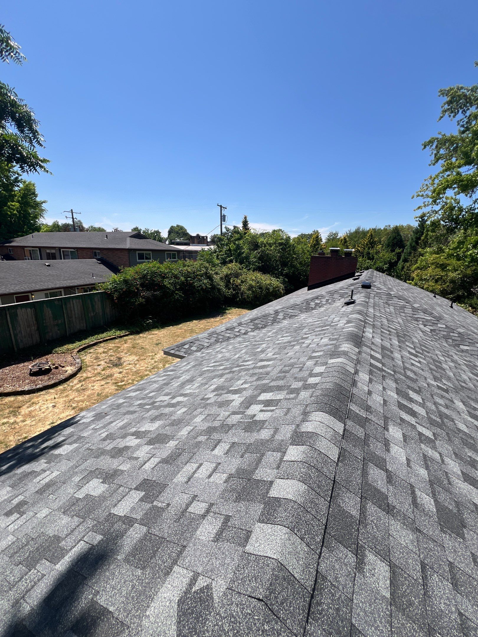 Residential Roofing Installation using IKO Dynasty (Color: Summit Grey) by Orezona Building & Roofing Company, Inc.
