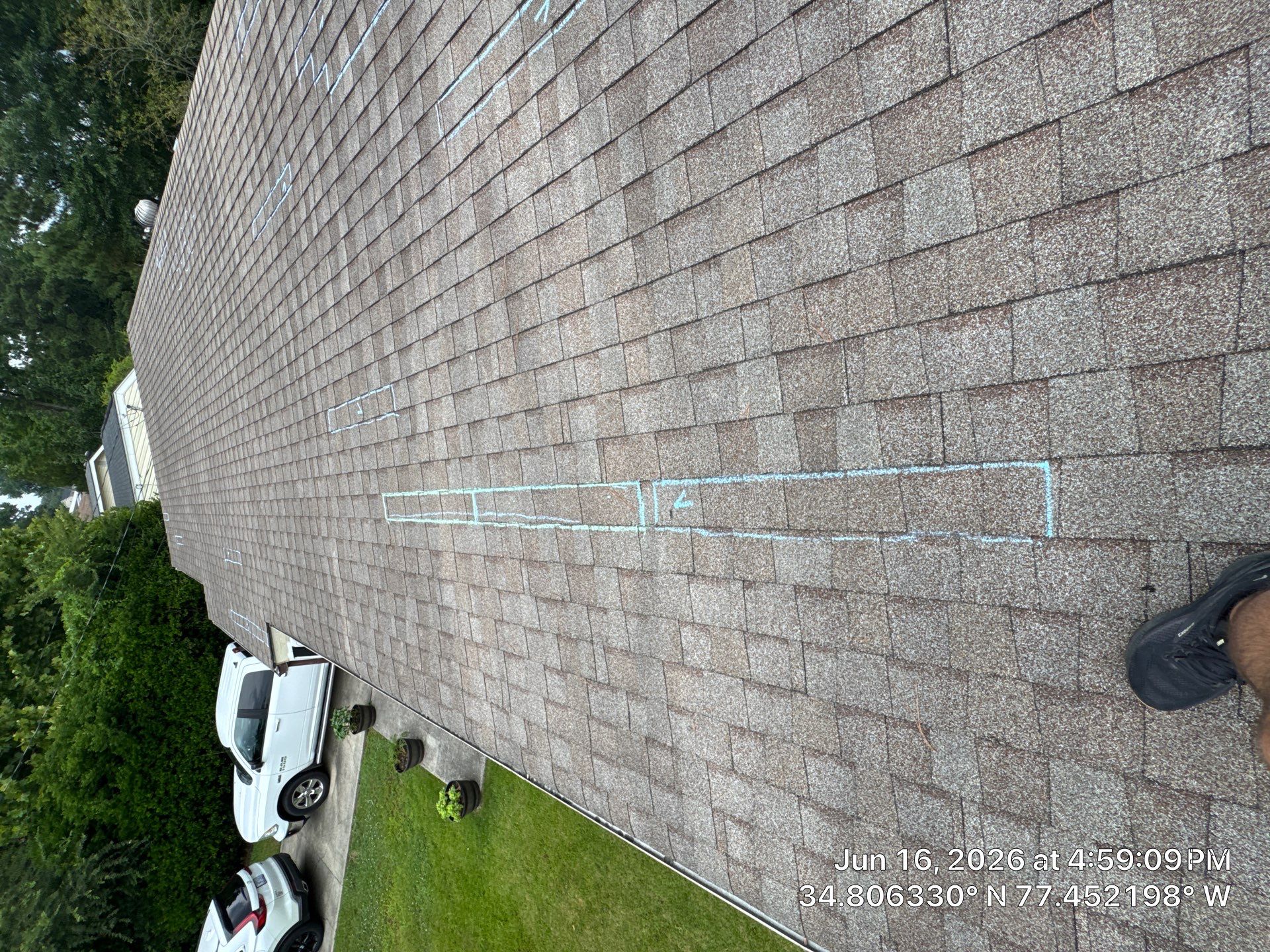 Comprehensive Asphalt Shingle Roof Inspection and Damage Assessment in Jacksonville by North Carolina Roofs