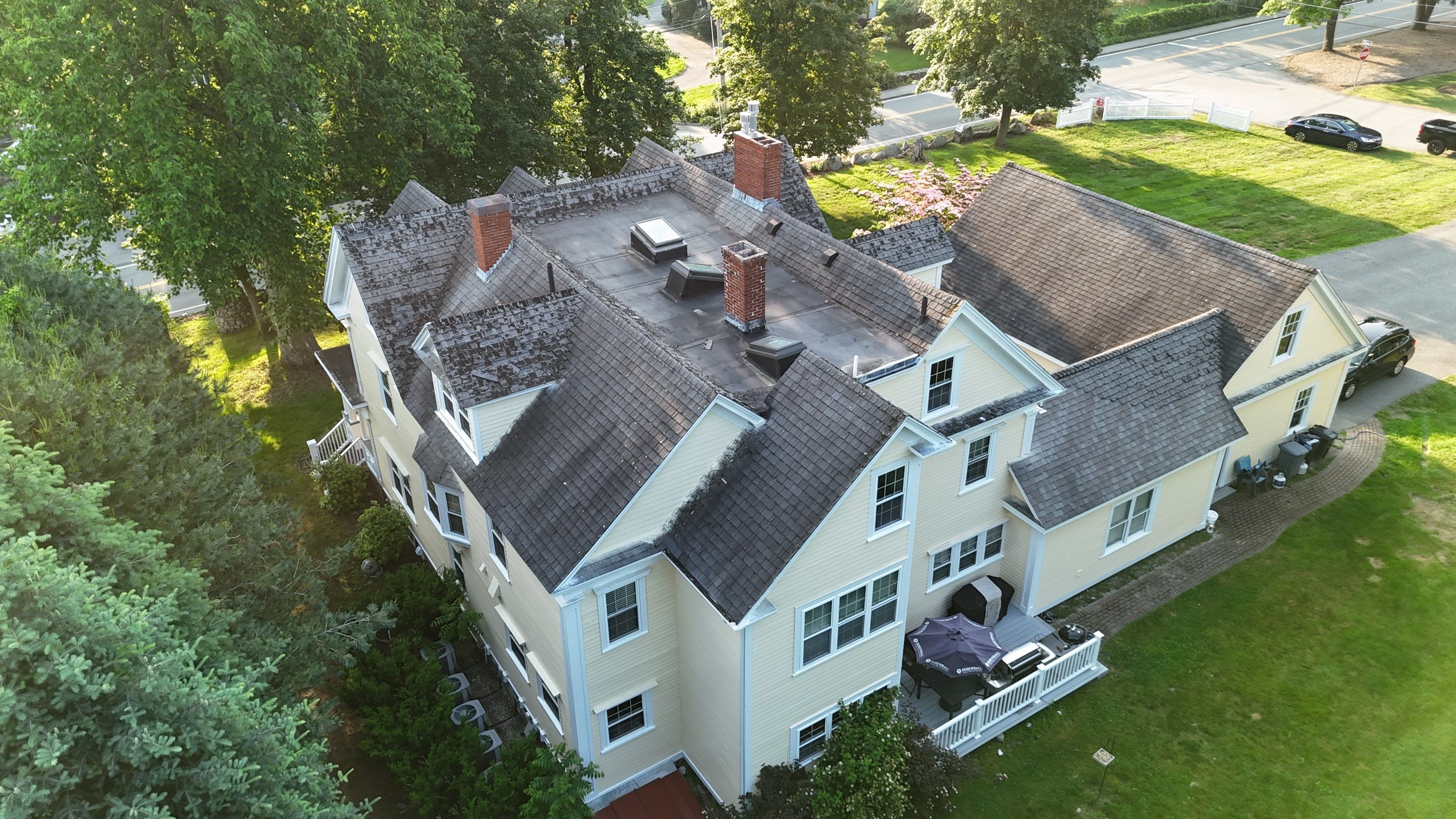 Full Roof Replacement & EPDM Restoration – North Andover, MA by Mighty Dog Roofing of Greater Middlesex County