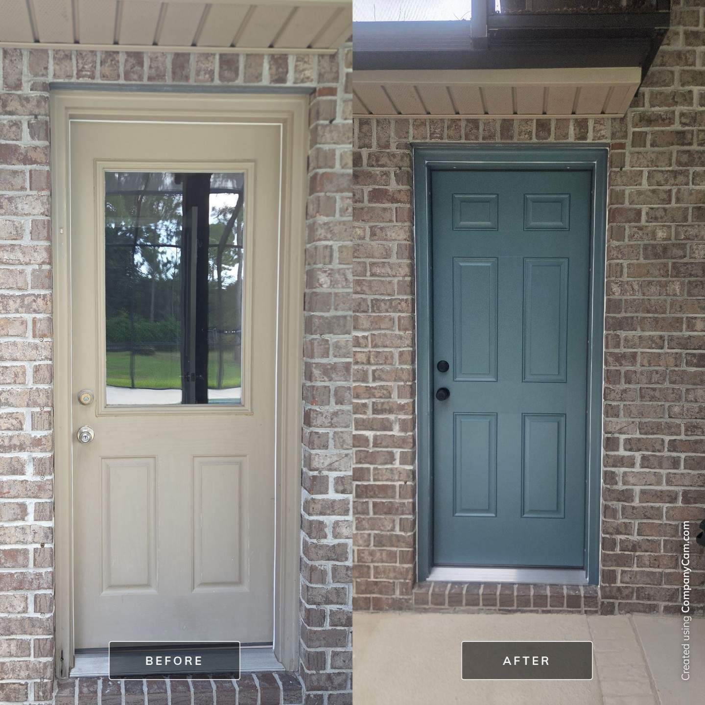“If your door has more personality than your house, it might be time for a makeover.” 😂 by Folkers Window Company