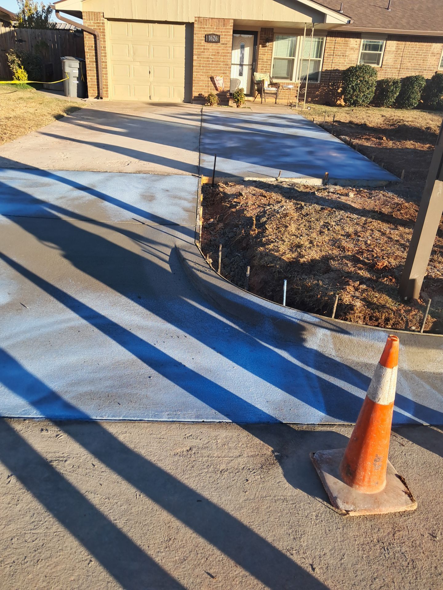 Concrete work and Carport Install by Clays Services Inc