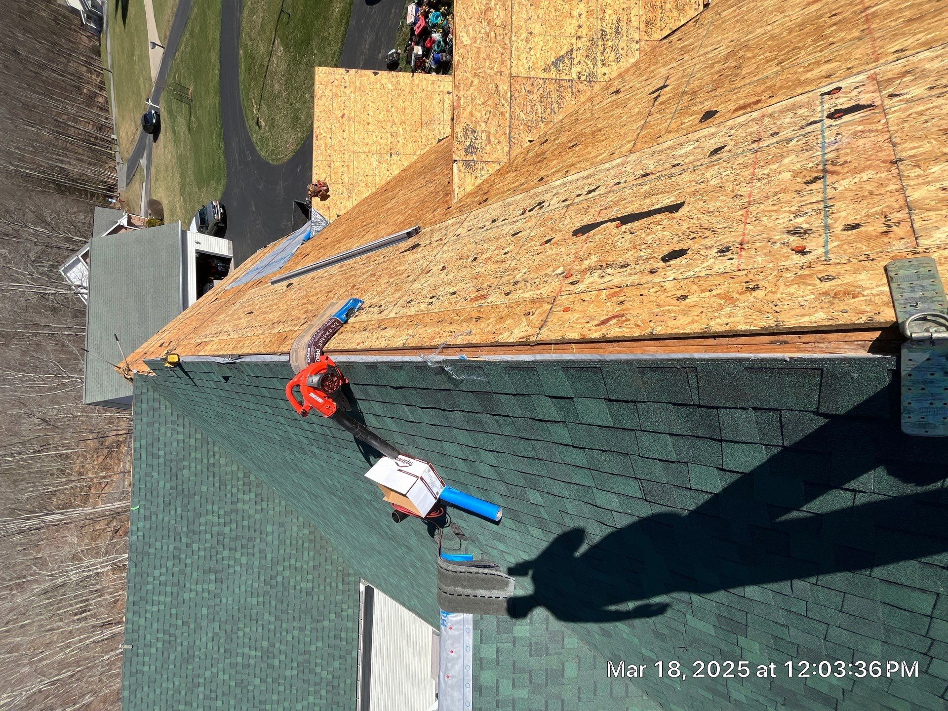 Residential Roofing Installation using Certainteed Landmark Pro Shingles by Fahey Roofing + Contracting