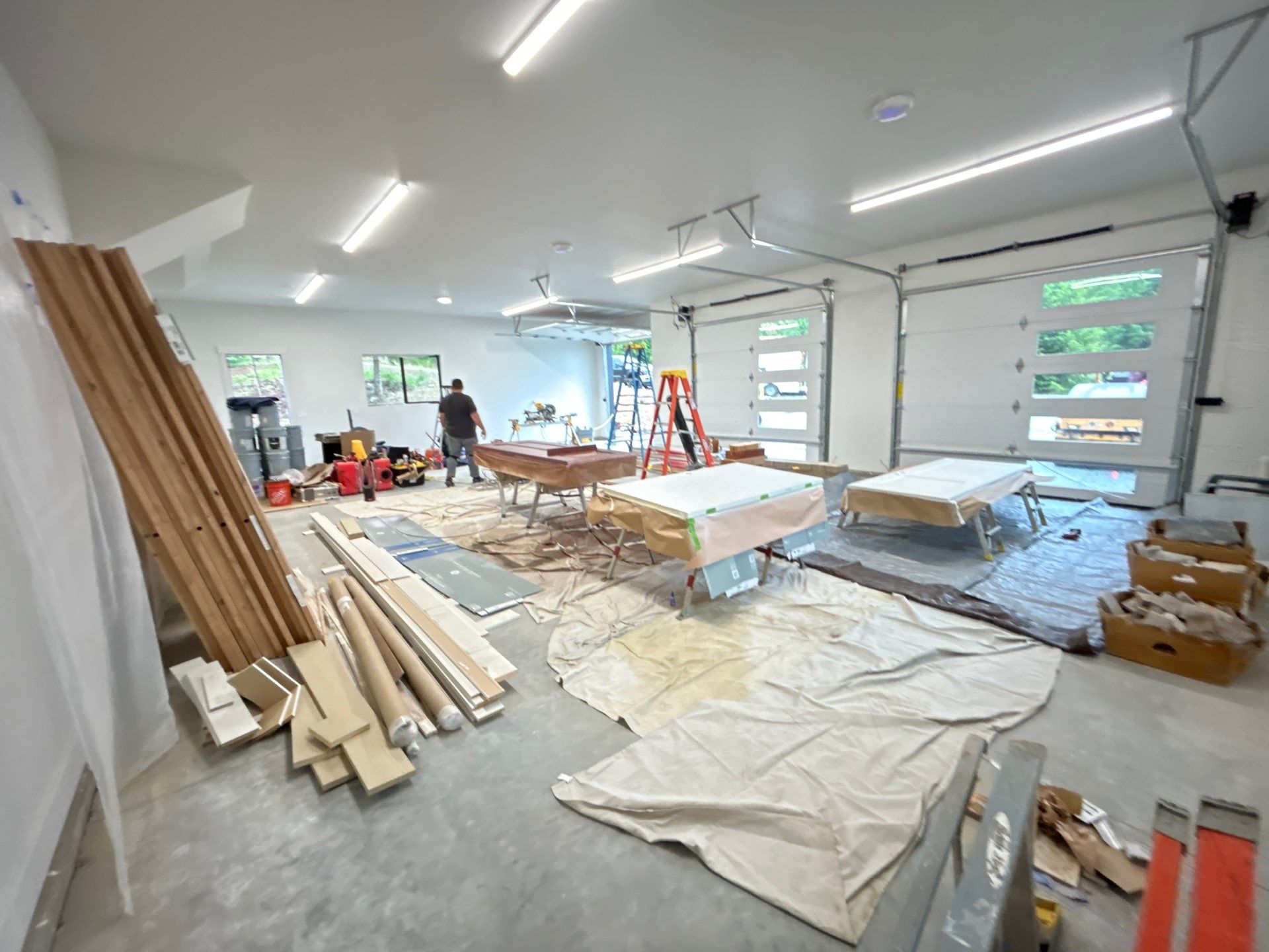 Shale Hybrid Garage Floor Coating and Concrete Restoration in Sagle by Croc Coatings, LLC