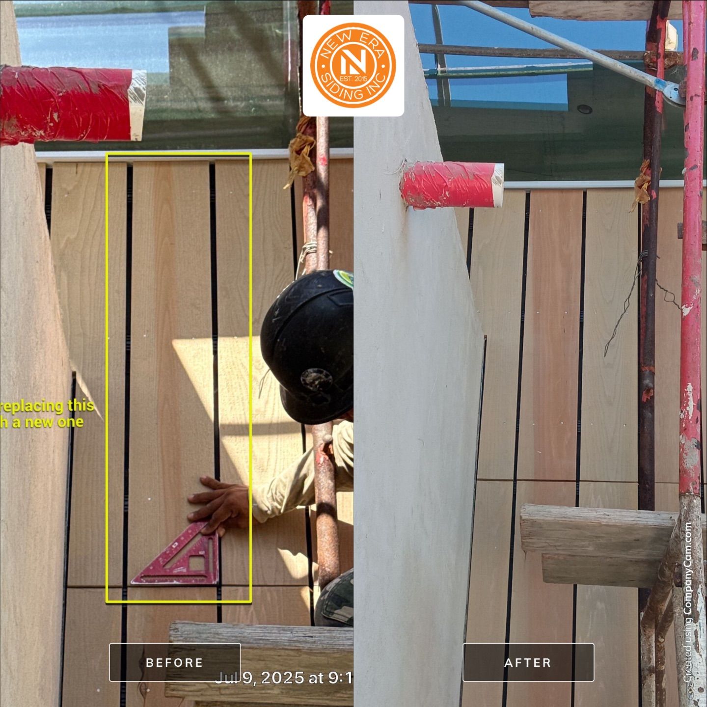 Project in Los Angeles by New Era Siding Inc 