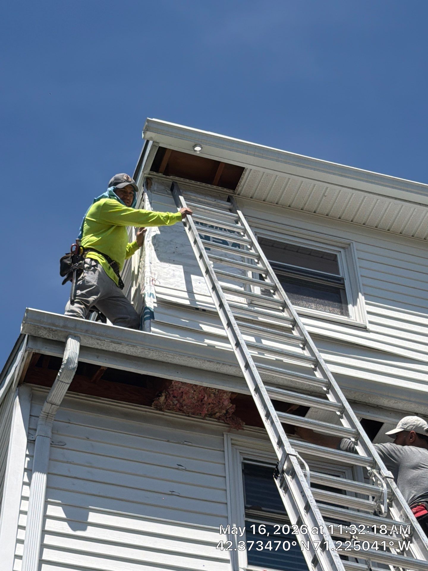 Siding & Soffit Repair — Waltham, MA by Mighty Dog Roofing of Greater Middlesex County