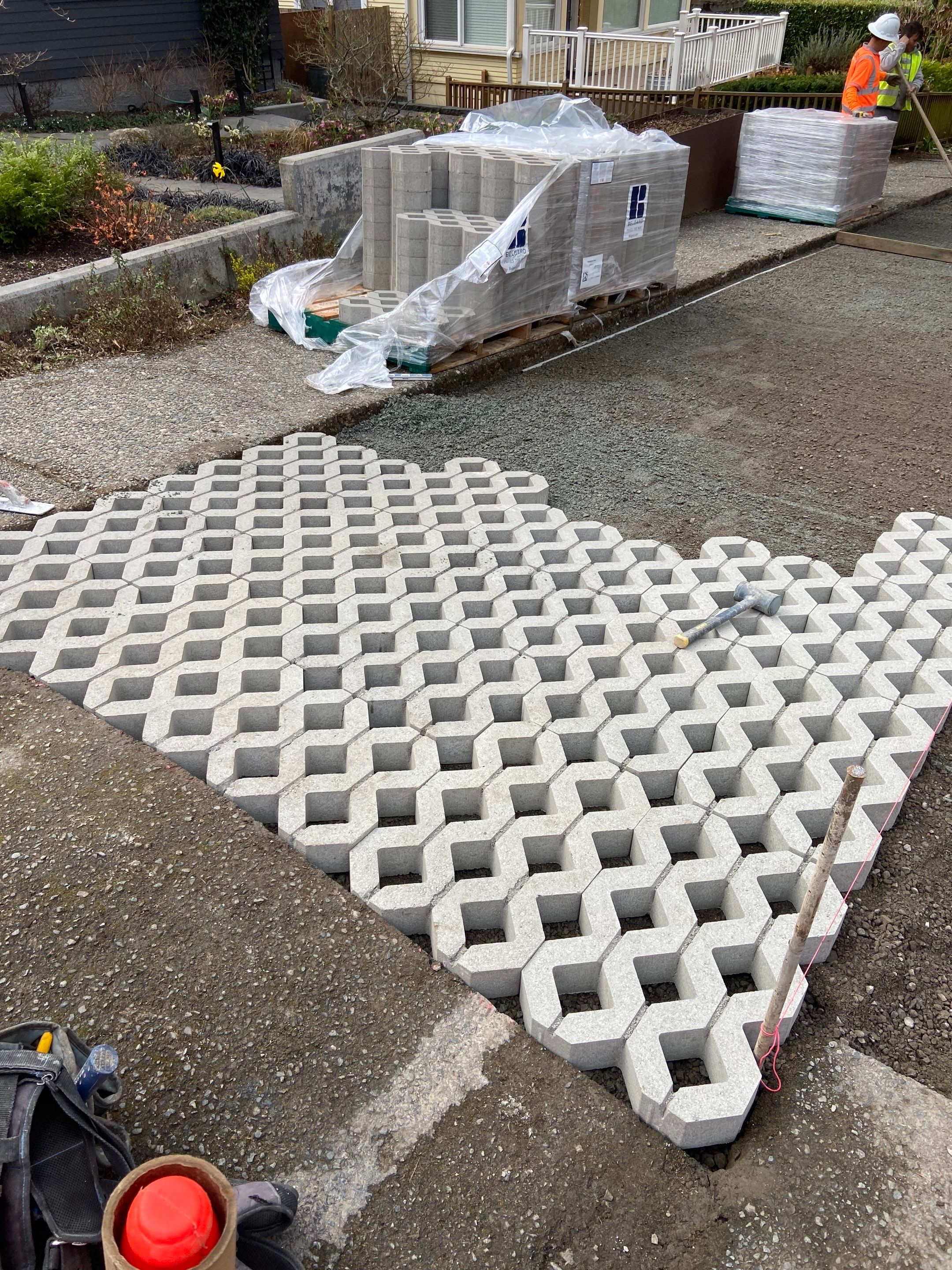 Russell | Turfstone Pavers Driveway  by Jireh Asphalt & Concrete Inc 