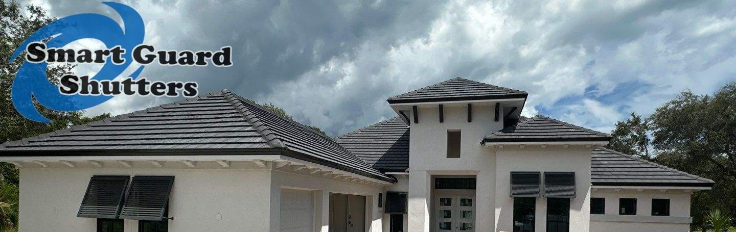 Decorative Bahamas in Traffic Grey B by Smart Guard Shutters