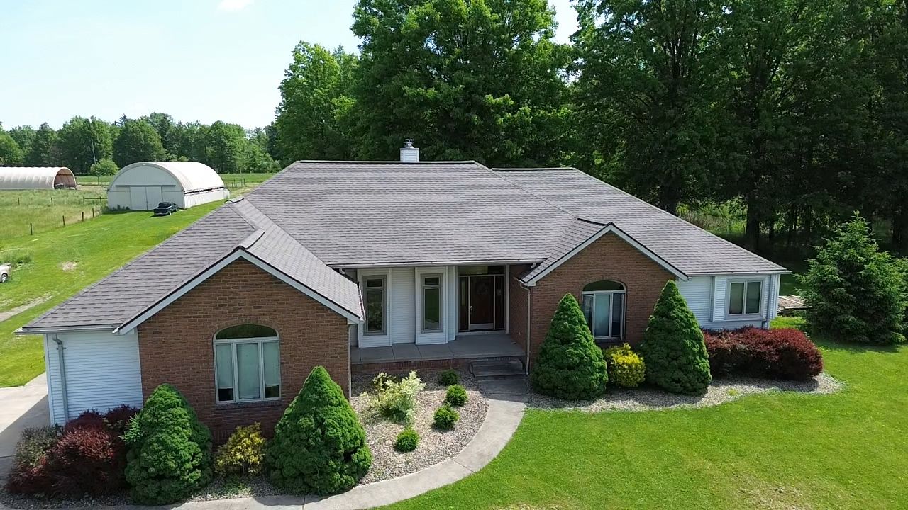 Atlas Pinnacle, Color, Weathered Wood, Drip Edge, Color, Royal Brown by Eagle Eye Roofing