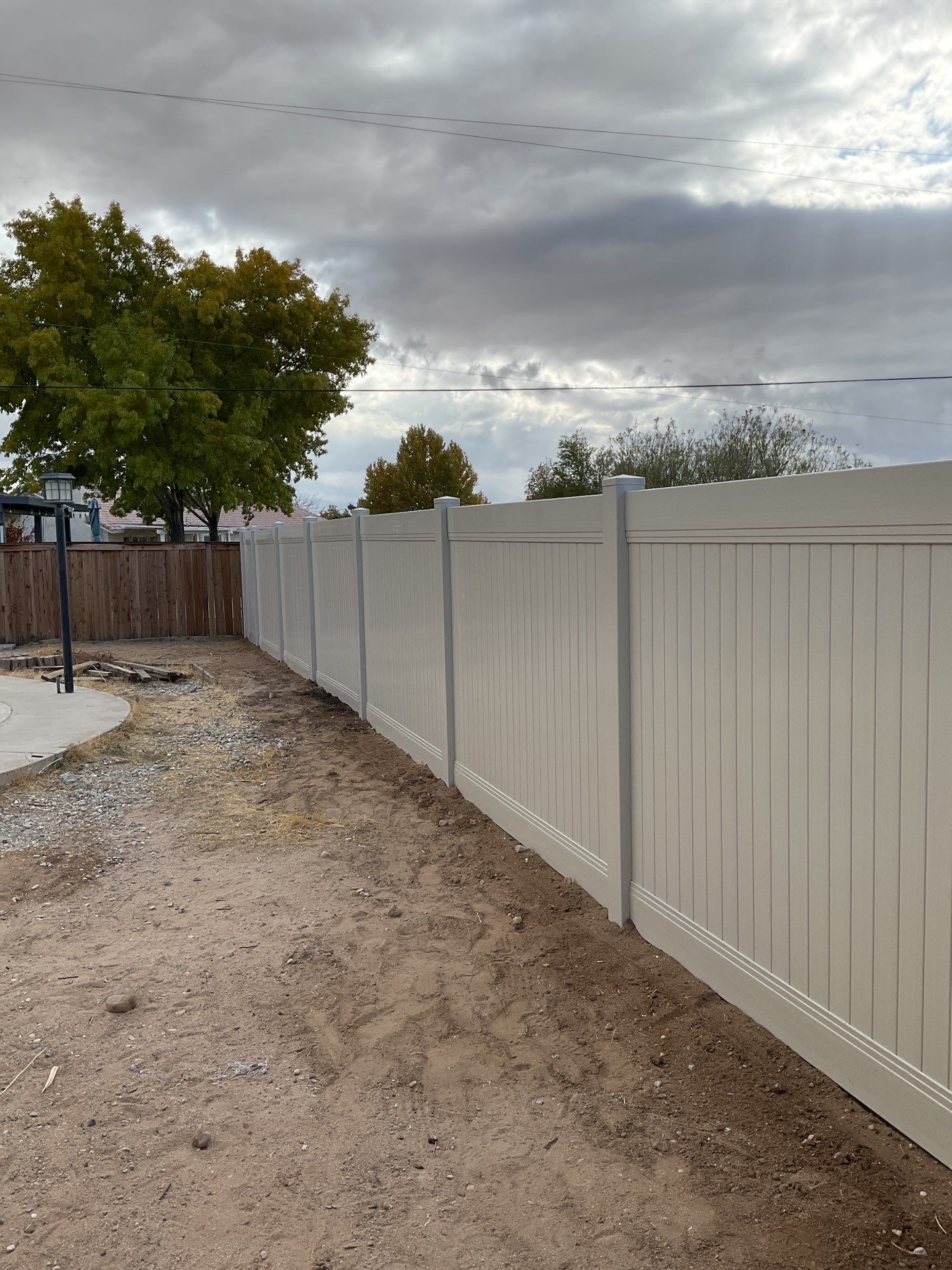 Fence Installation using Vinyl by Fence Guys Inc. 