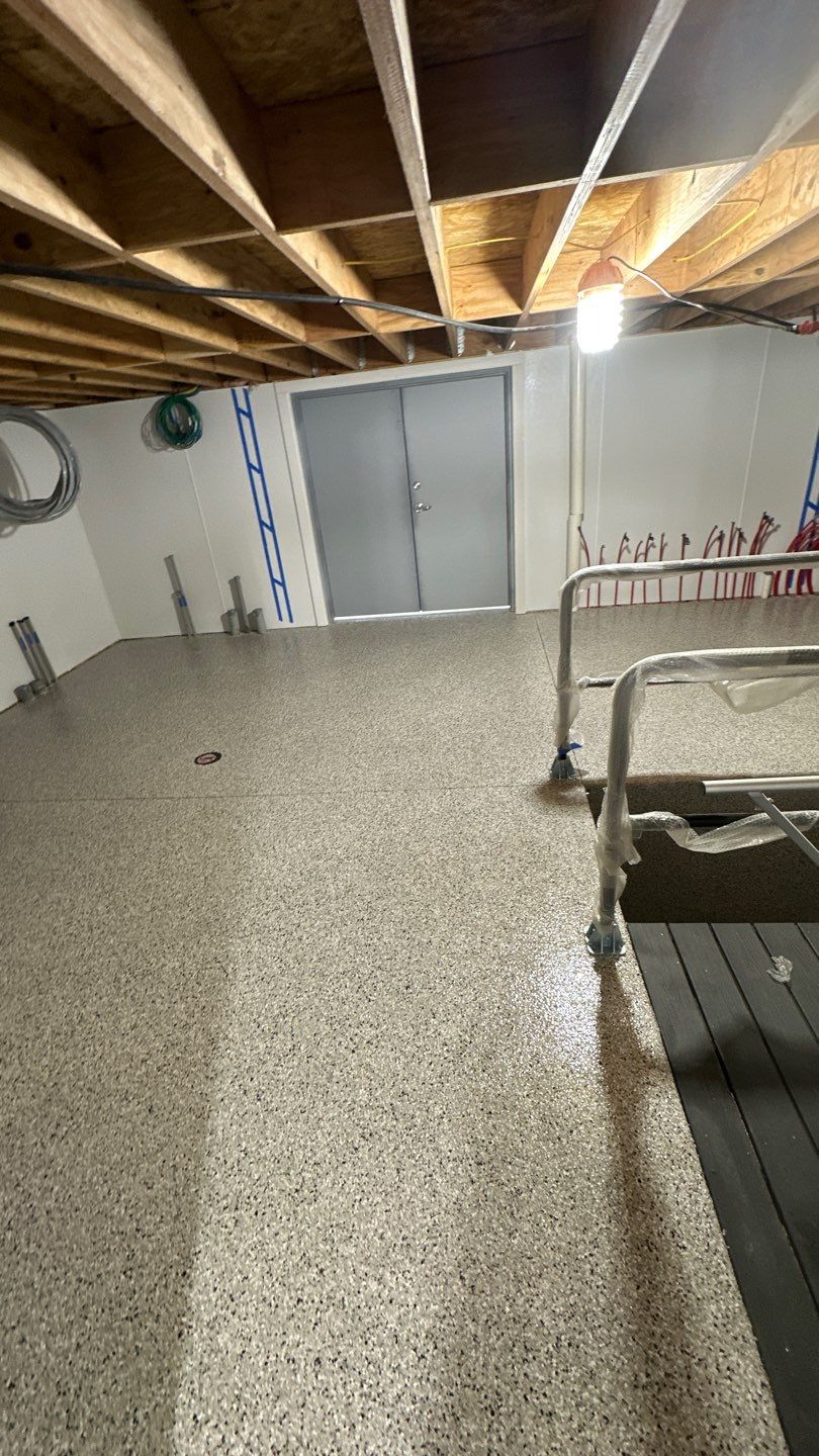 Mechanical Room Project in Pittsburgh by Floors in a Day, Inc