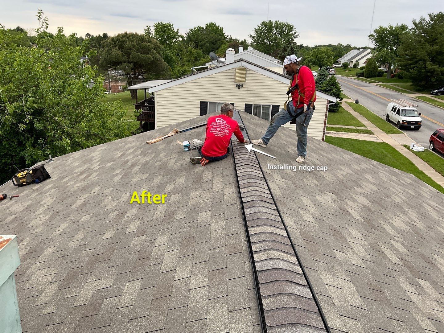 Residential Roofing Installation using CertainTeed Shingles by Alpha Design Services