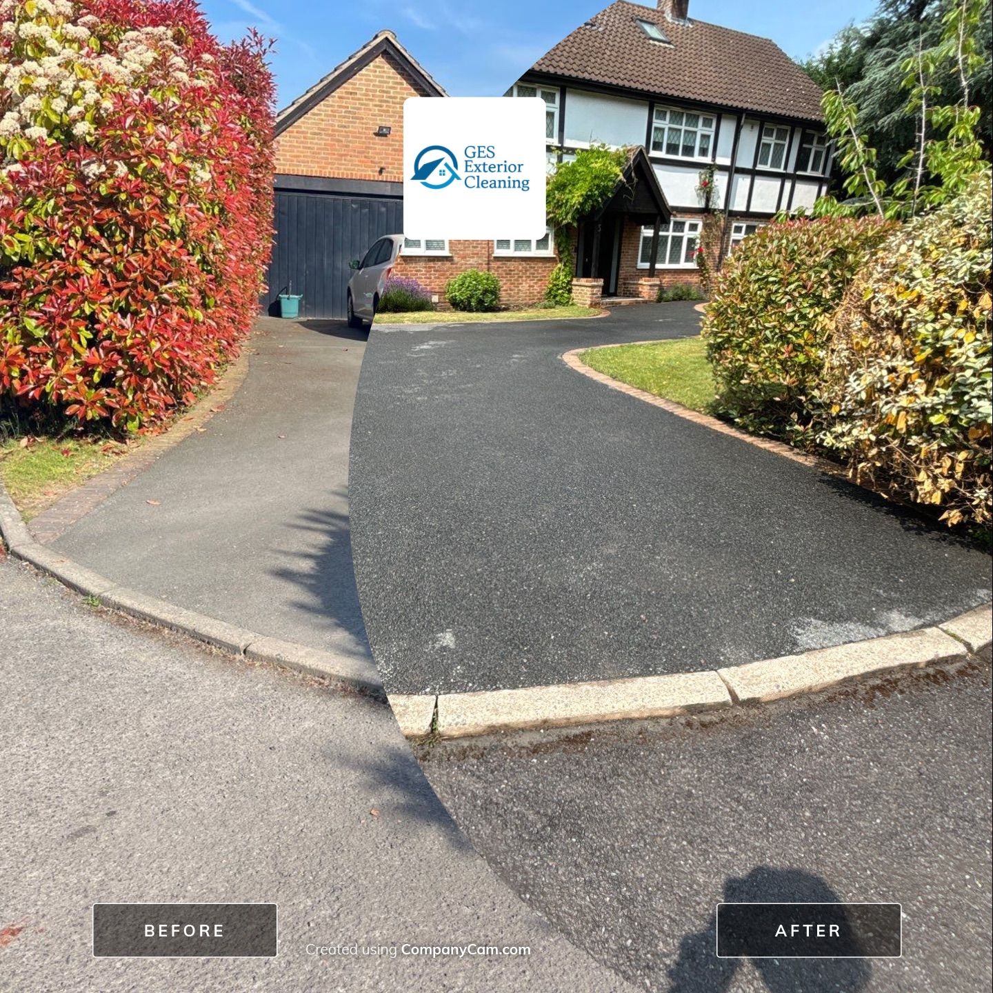 Tarmac Driveway And Patio Clean by Ges Exterior Cleaning ltd