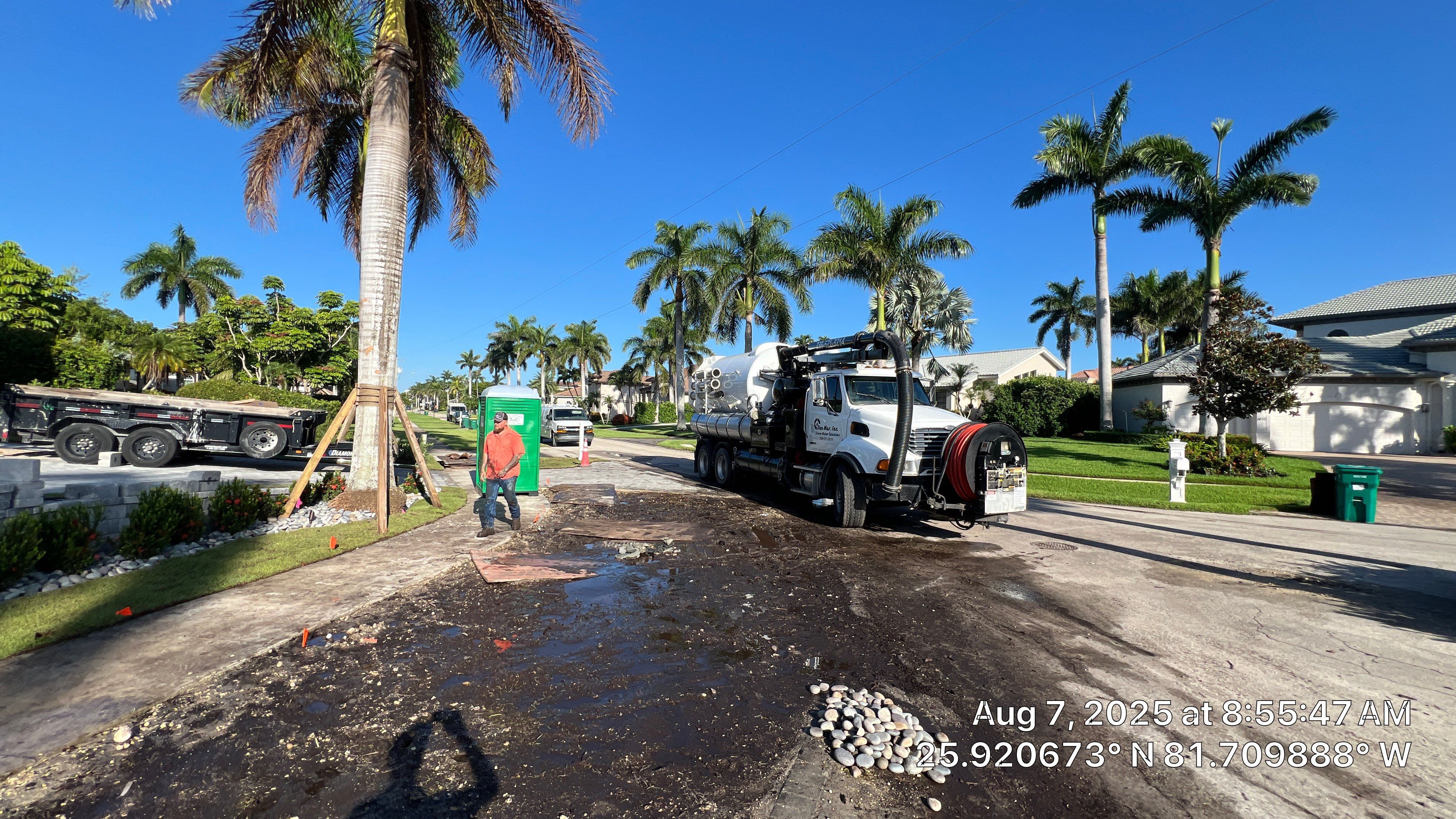 New Residential Construction Stormwater System Cleaning by APS Power & Water