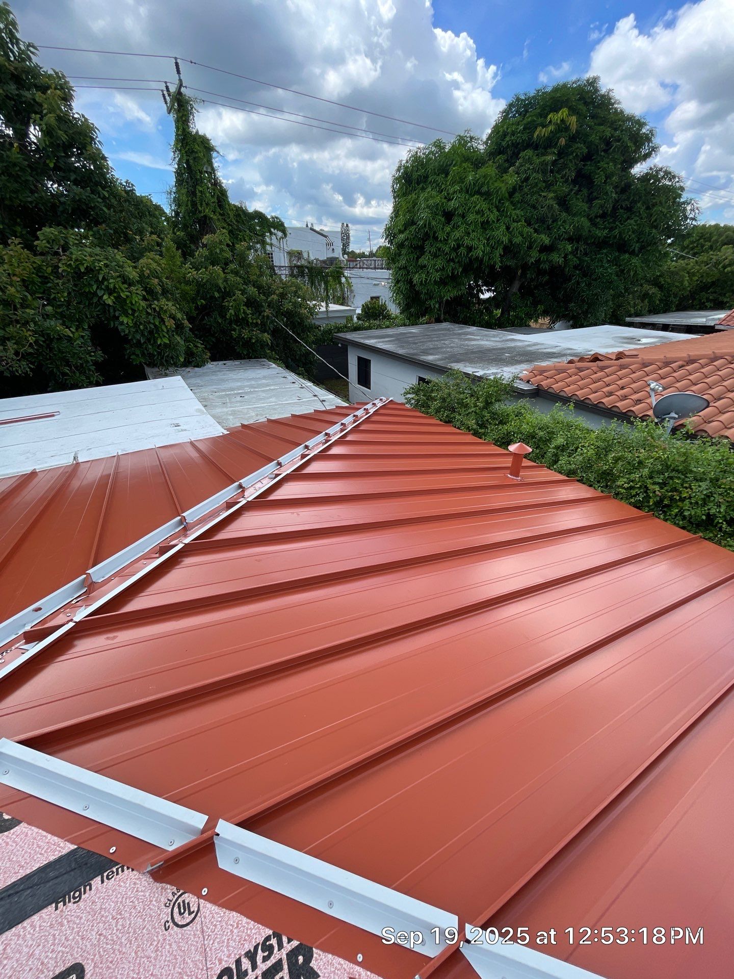 Metal Roof - Galvalume - Terracotta by Istueta Roofing