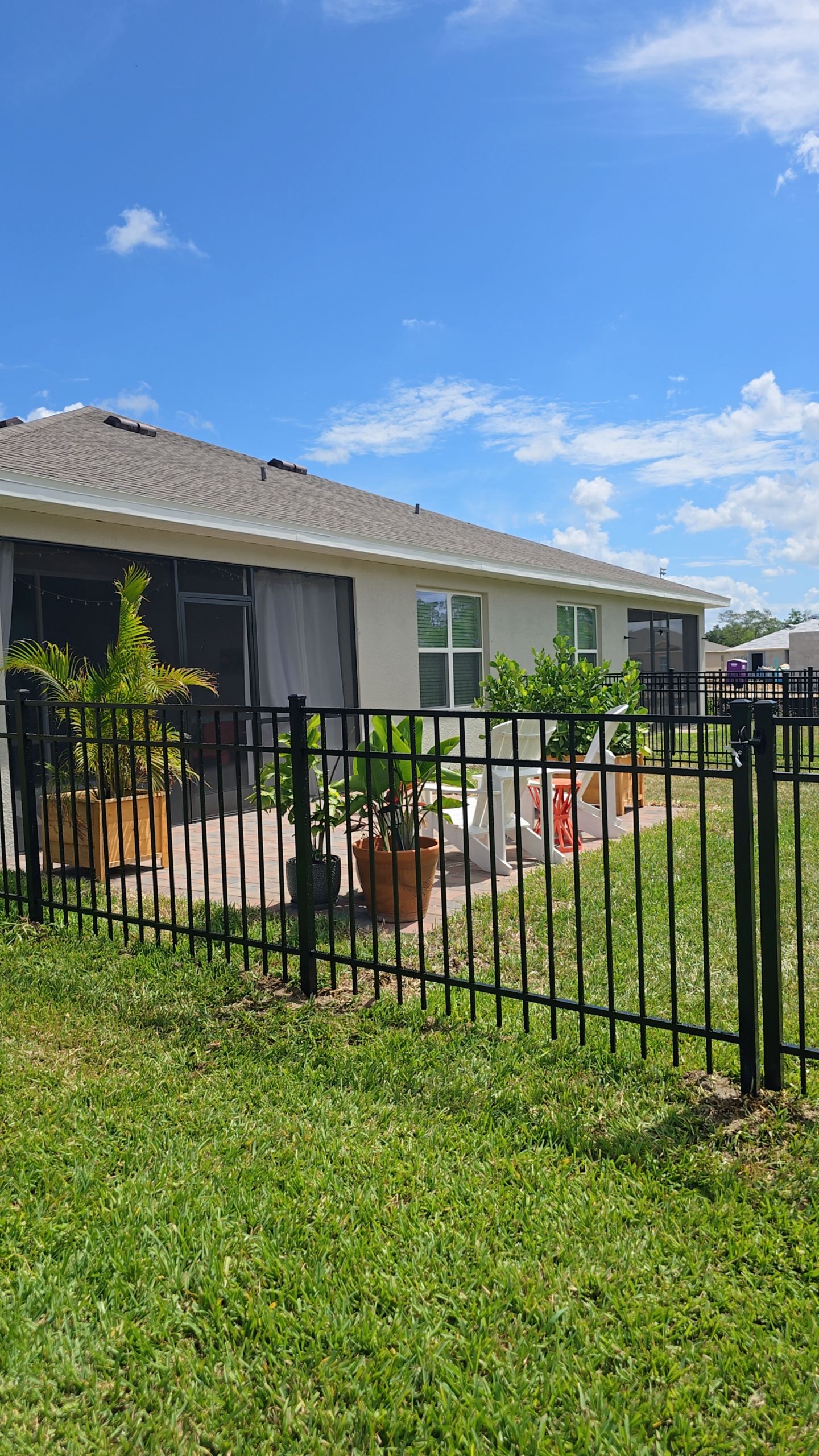 Aluminum Fence in The Cove at West Port by True Fence LLC