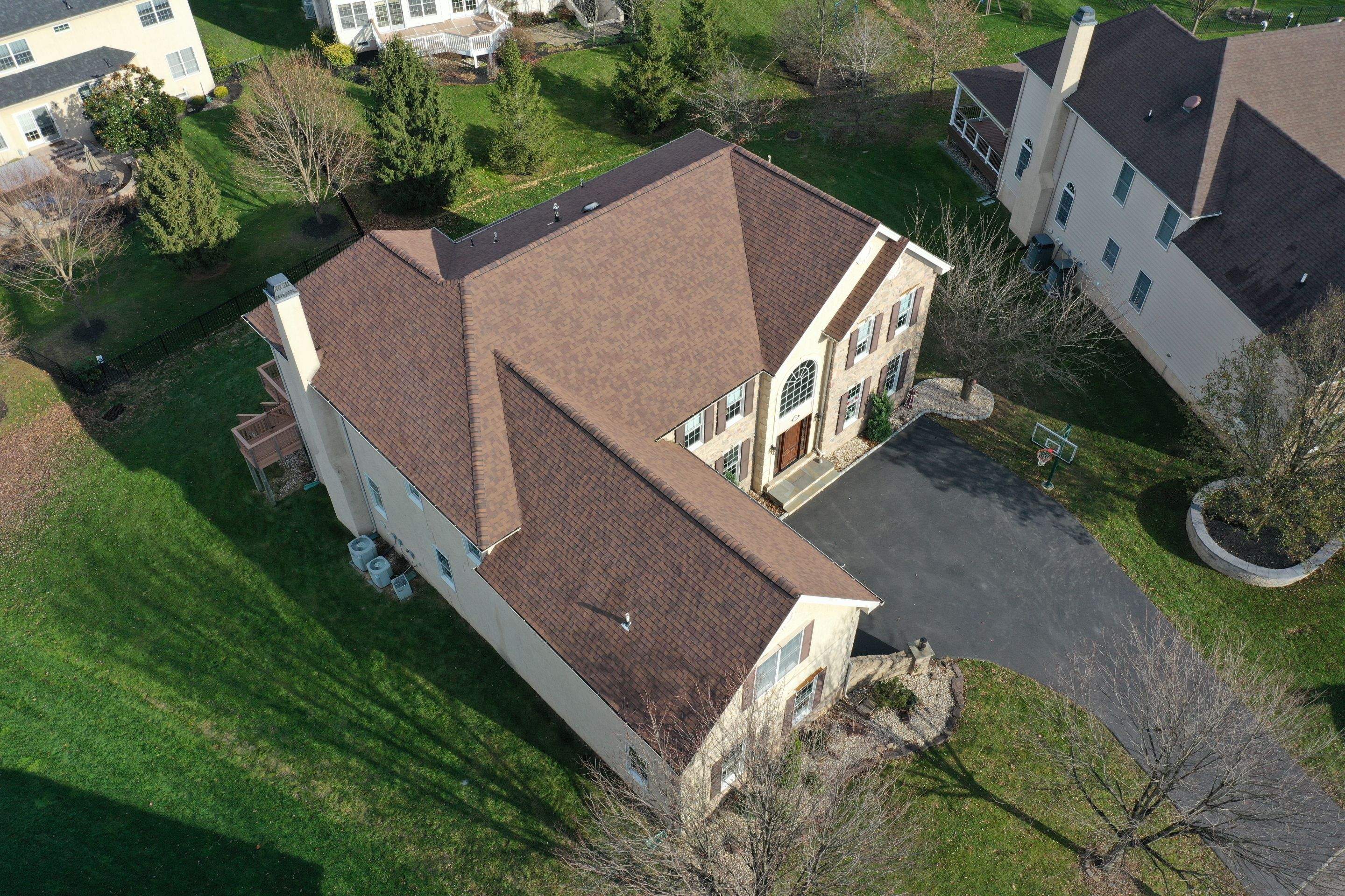 Roofing Installation using CertainTeed Landmark - Burnt Sienna by Storm Guard of Ches-Mont PA