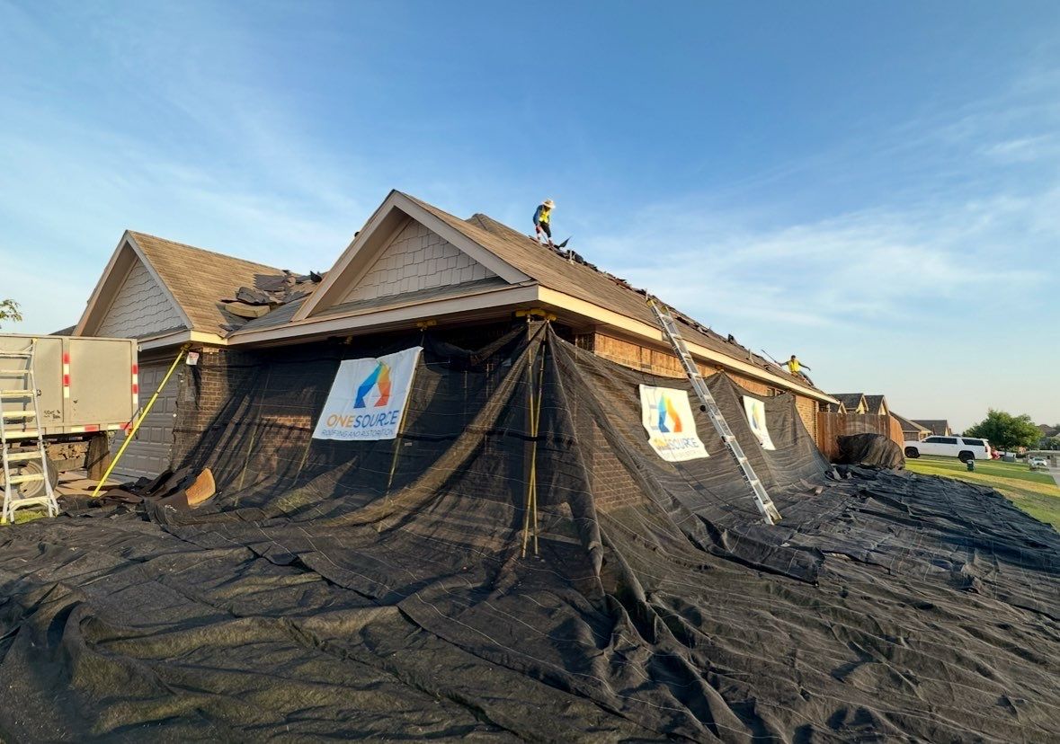 Residential Roofing Installation using GAF Timberline HDZ Pewter Gray by OneSource Roofing and Restoration