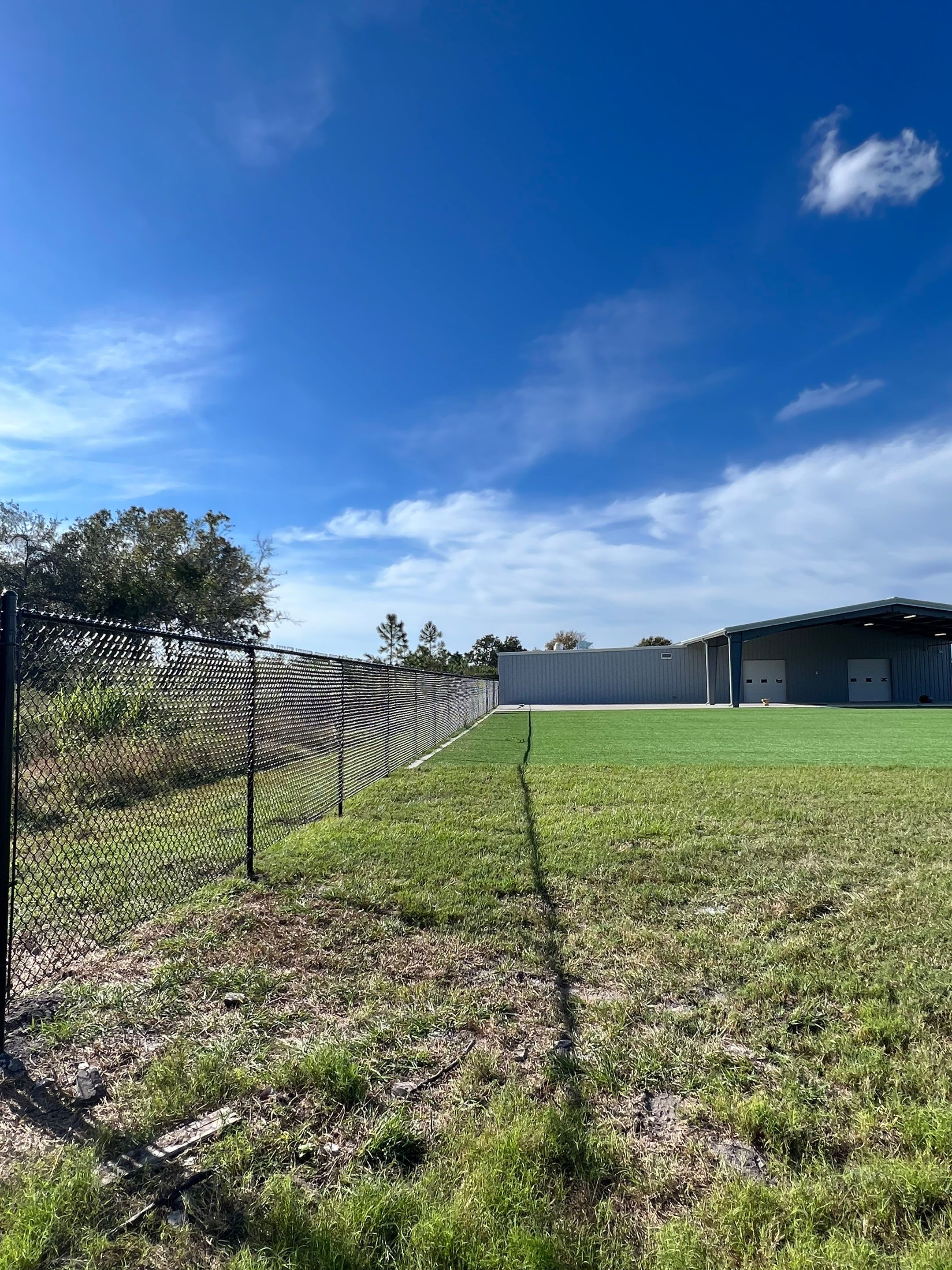Chain-link Fence Installation using Galvanized Chain Link Fence by Asap fence and gates, LLC