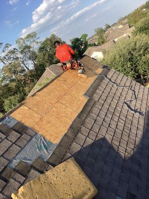Residential Roofing Repair using Owen's Corning Duration (Lifetime) Shingles
