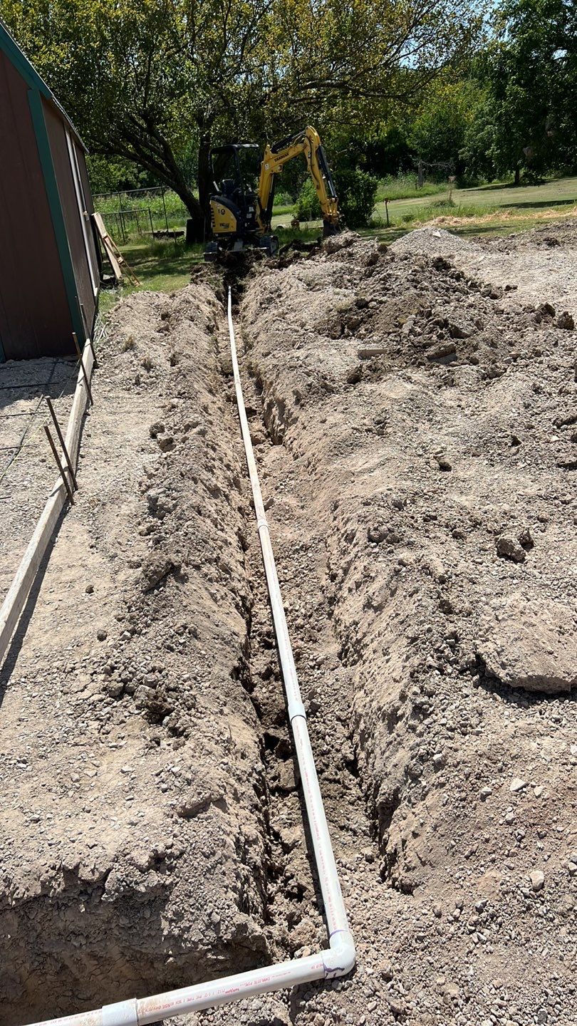 1000' Drive and Patio using Concrete by Clays Services Inc