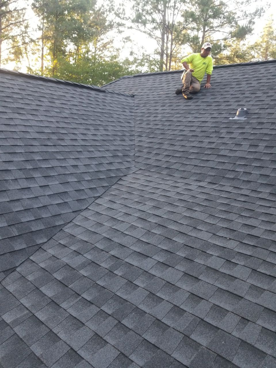 Residential Roofing Installation using Roof Replacement by American Roofing & Construction LLC