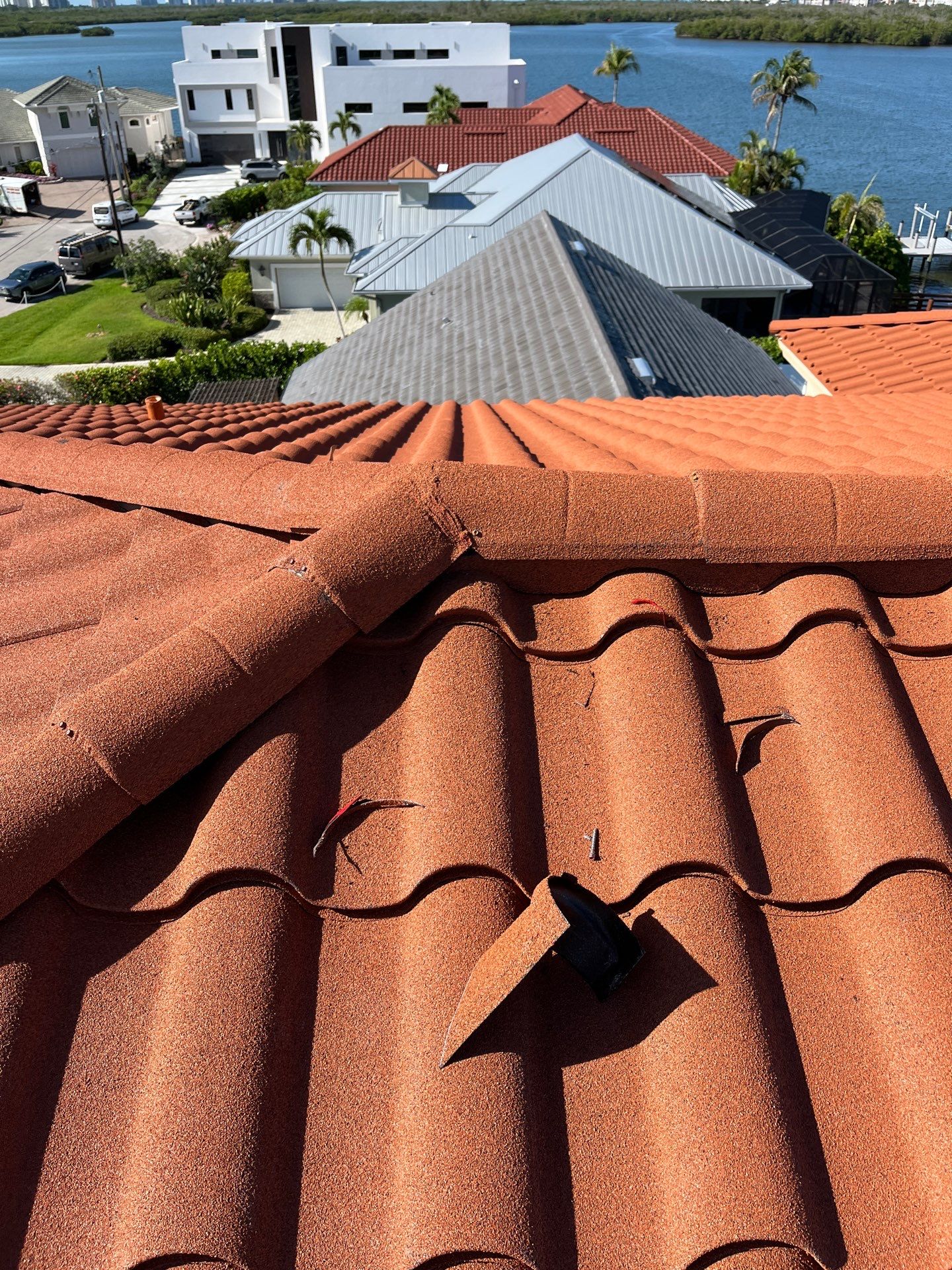 Decra Stone-Coated Metal Roof Installation for Bonita Springs Estate by cordova home services