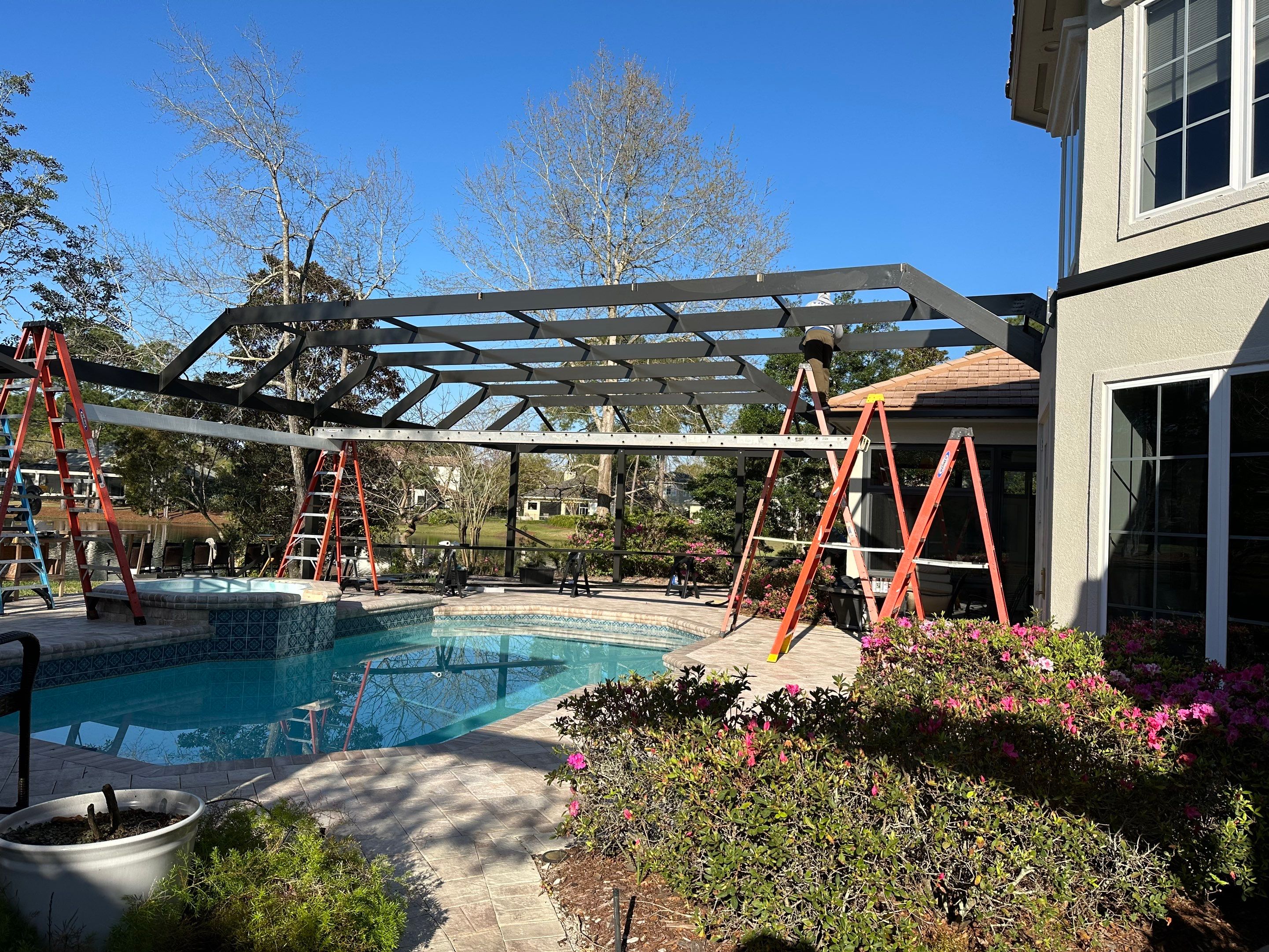Pool Cover Oasis in Destin by Titan Sunrooms