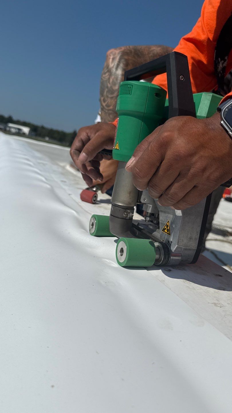 Edge metal and Siding replacement by Commercial Roofing and Coating Systems 