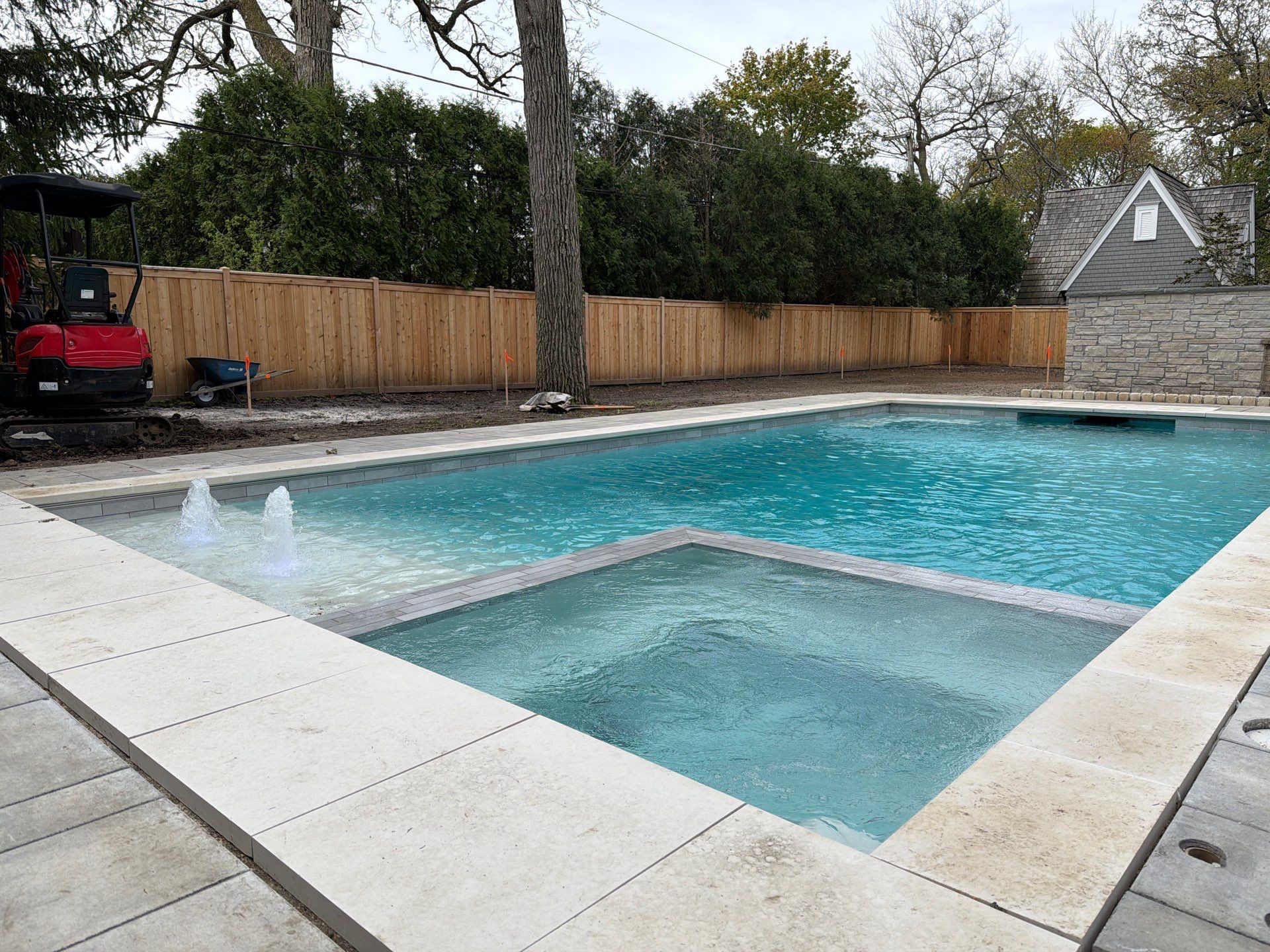 Artic White and Fastlane by North Shore Pool & Spa