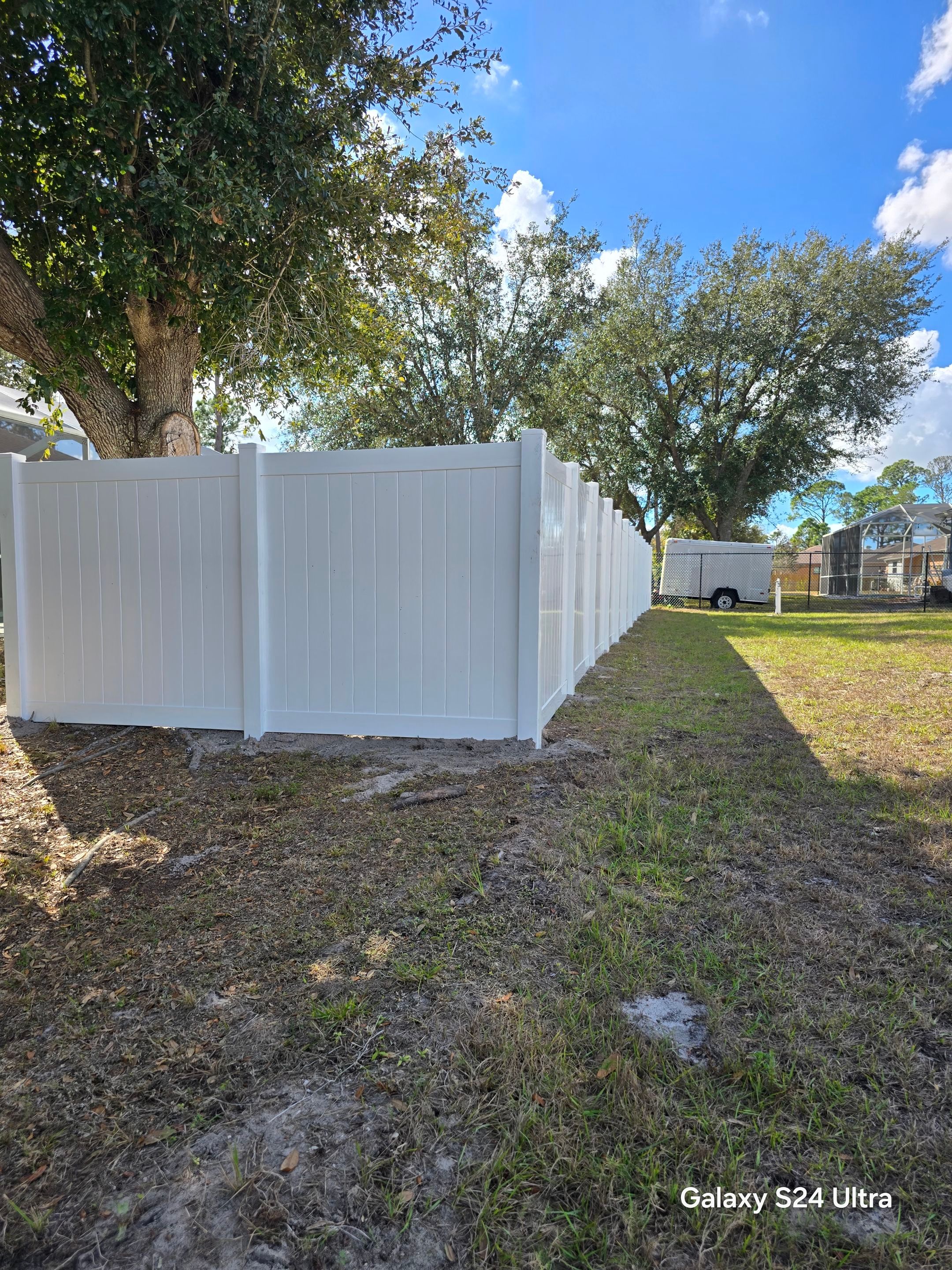 Vinyl Install in North Port by True Fence LLC