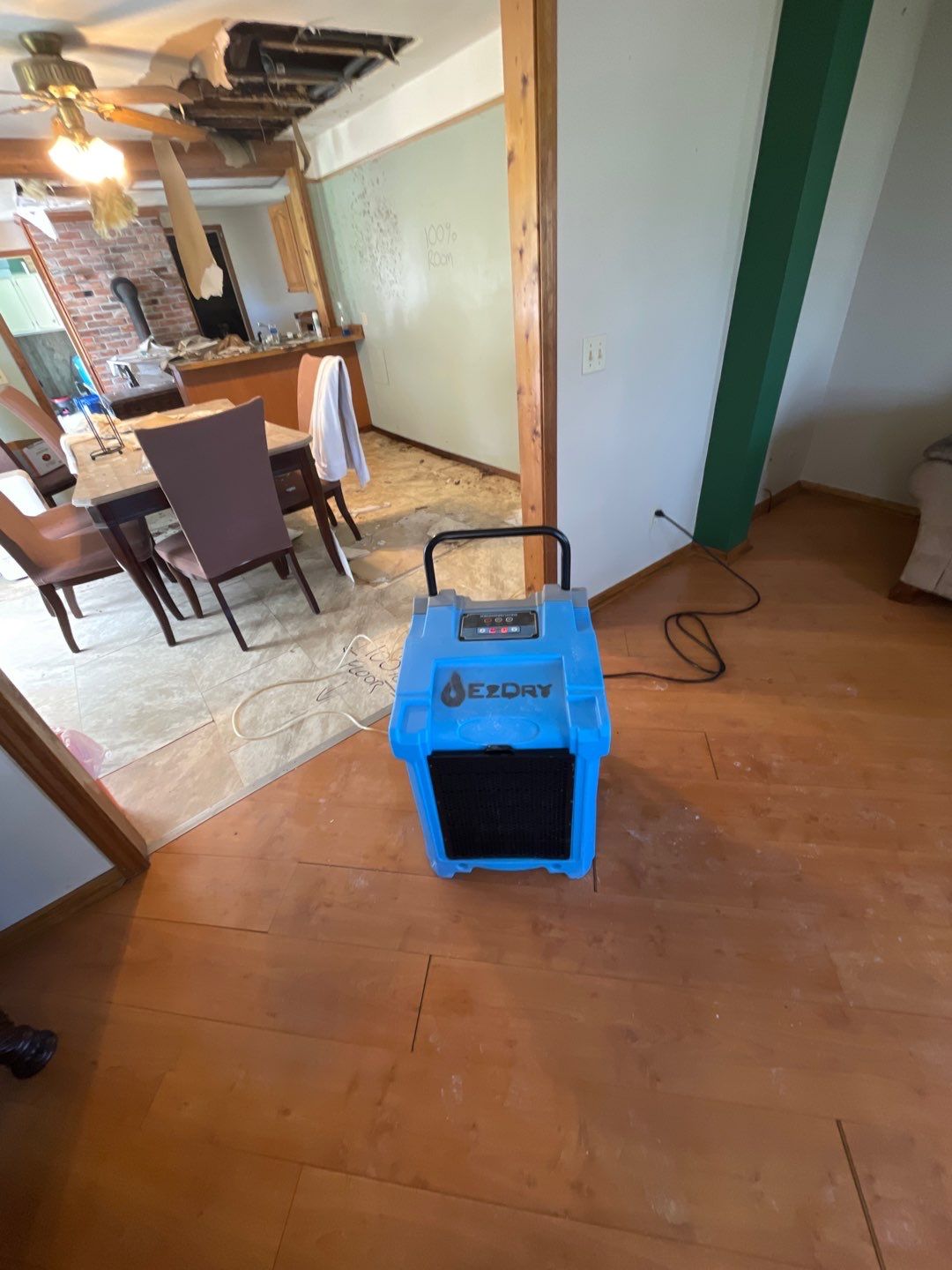 Project in Croswell by EzDry Water Mitigation & Property Restoration