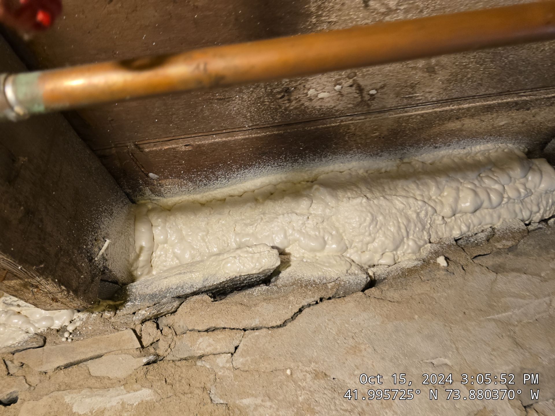 Attic Insulation using open cell spray foam by NYS Foam & Energy