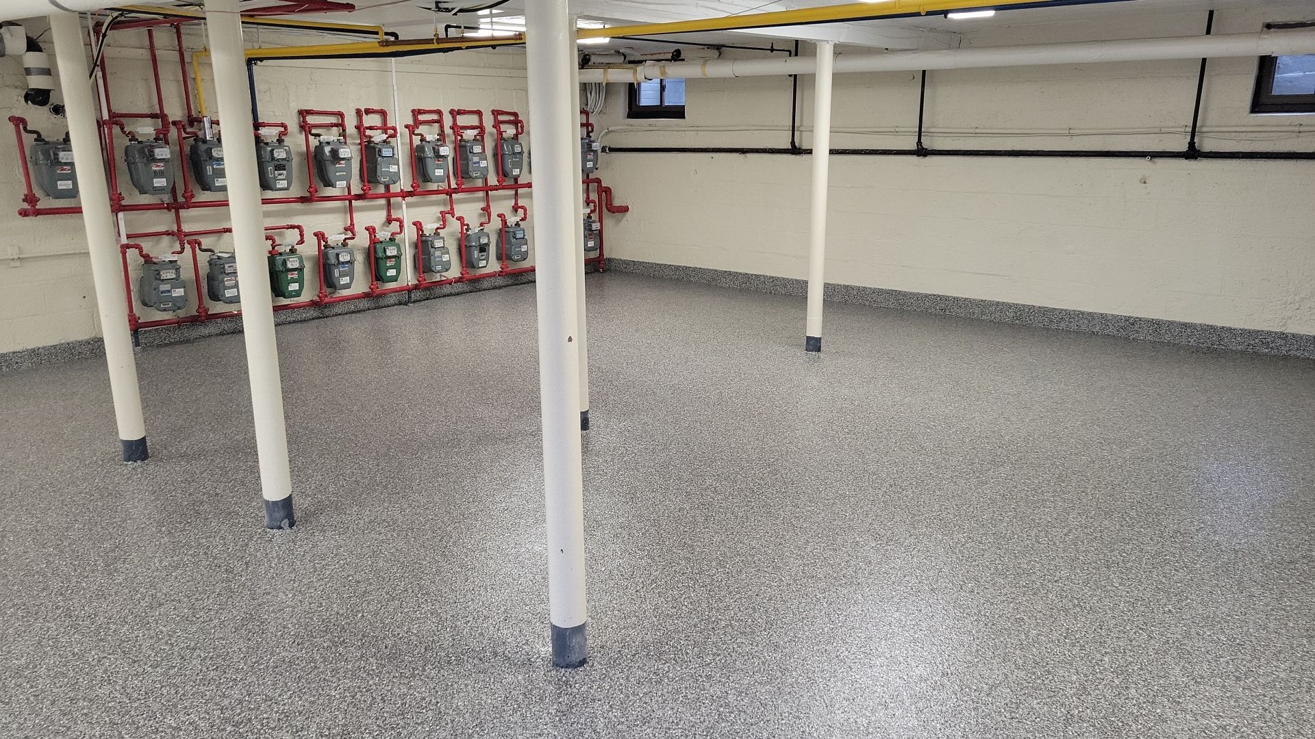 Laundry Room Floor Coating using Penntek- Silver Creek by Spectrum Painting, LLC